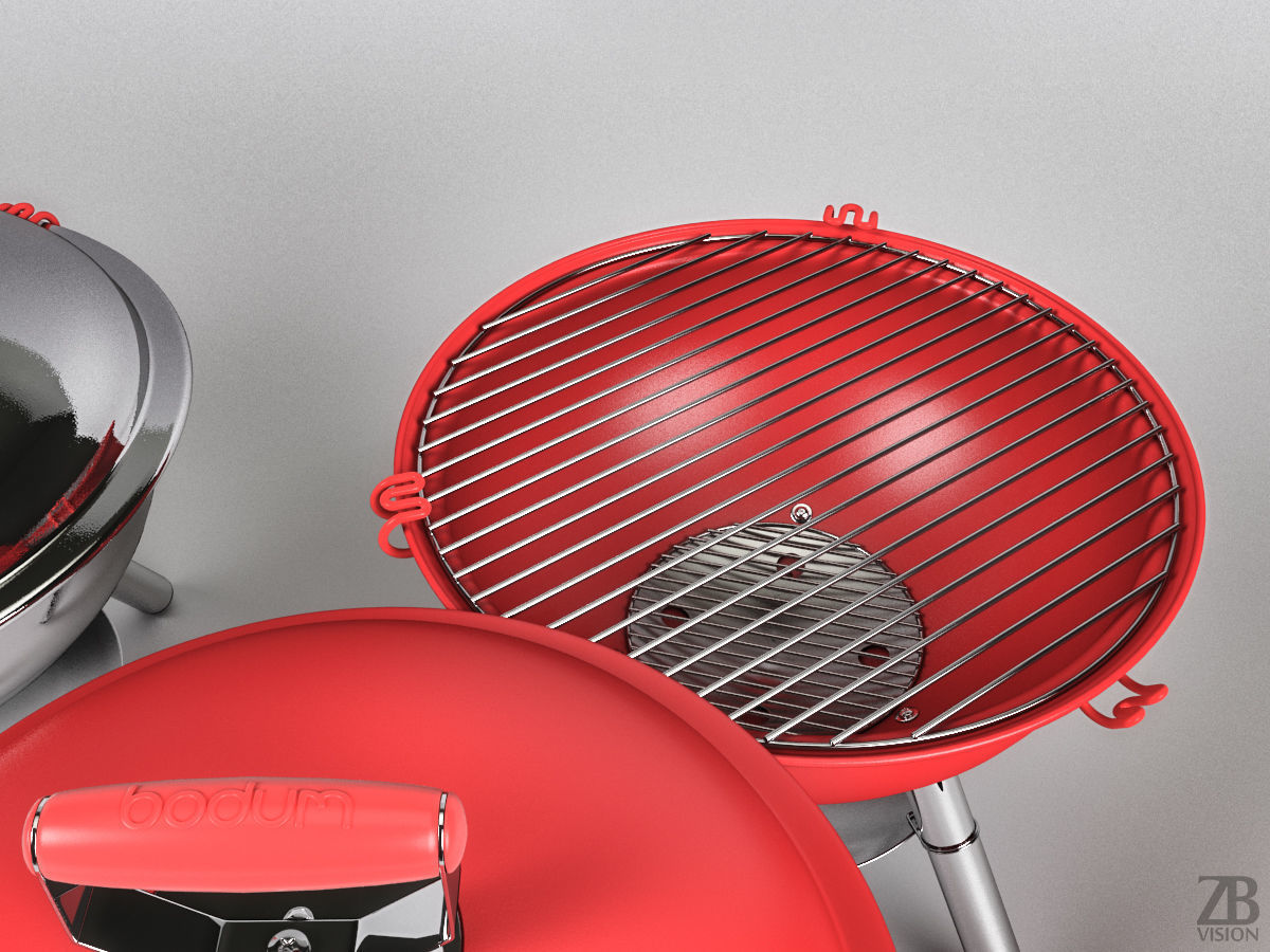 Grill bbq 3D model_1