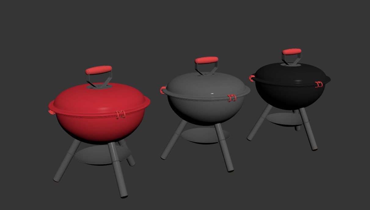 Grill bbq 3D model_3