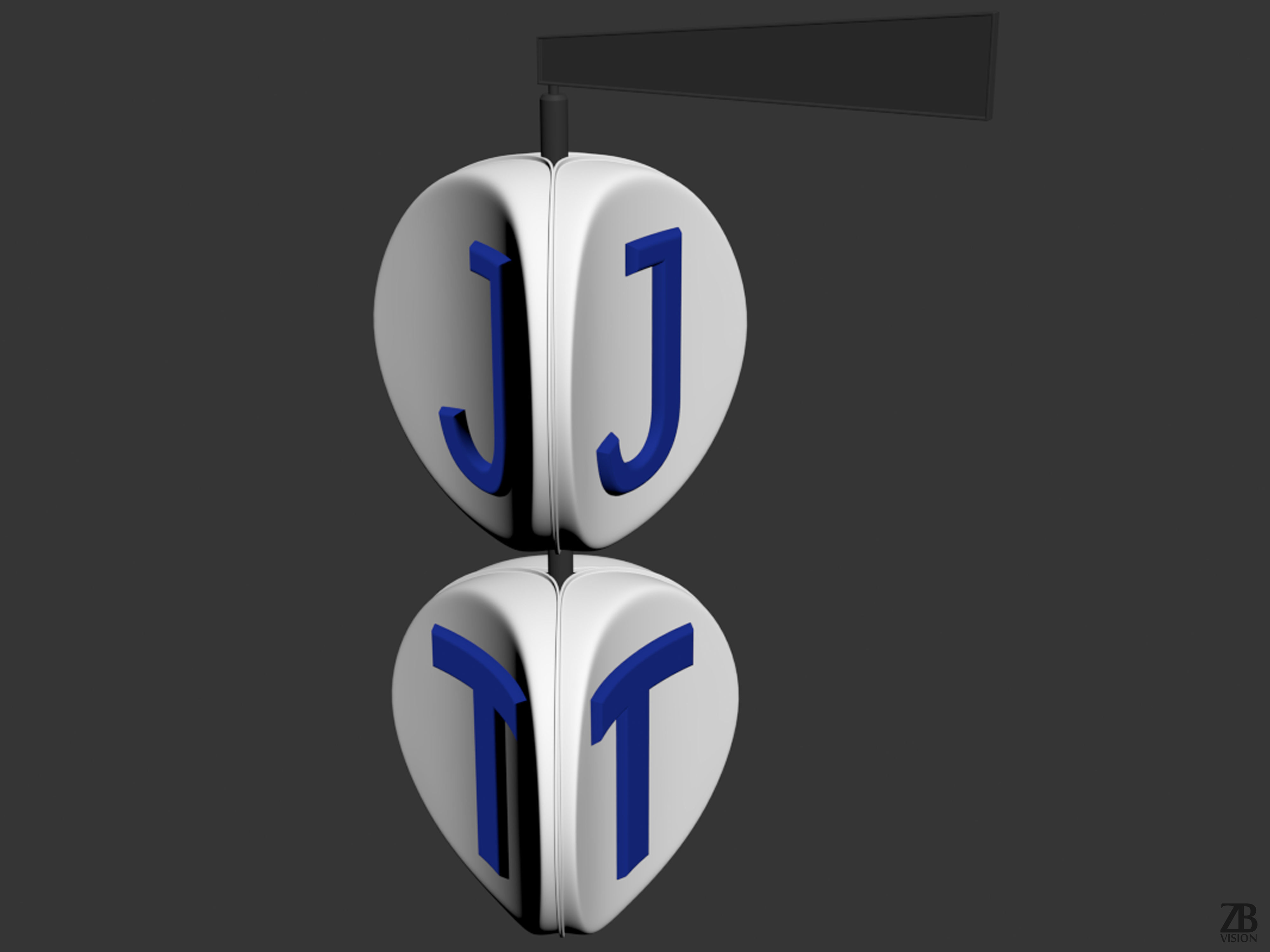 Stockholm Tunnelbana and Pendeltag sign 3D model_4