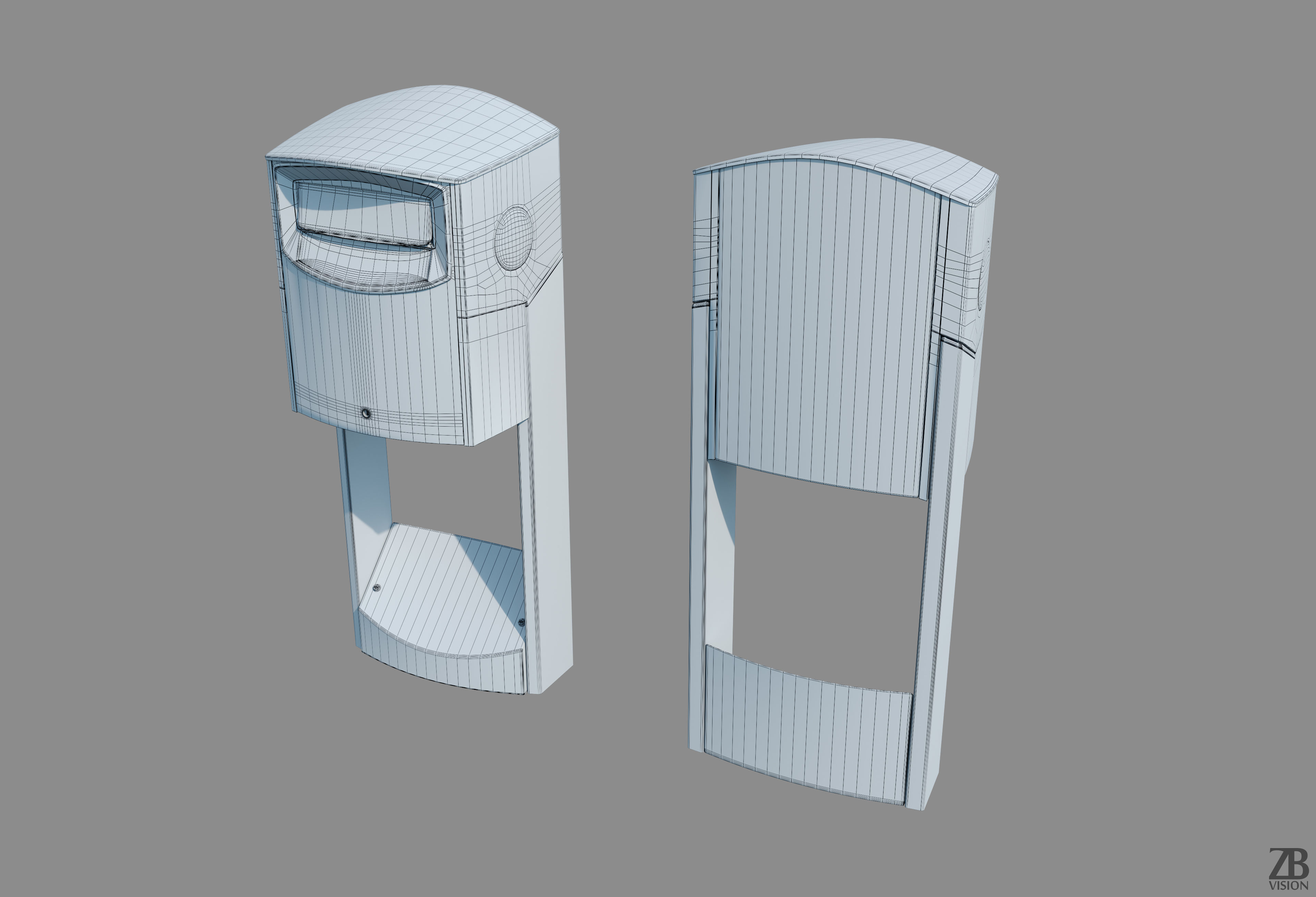 Postnord Mailbox 3D model_5