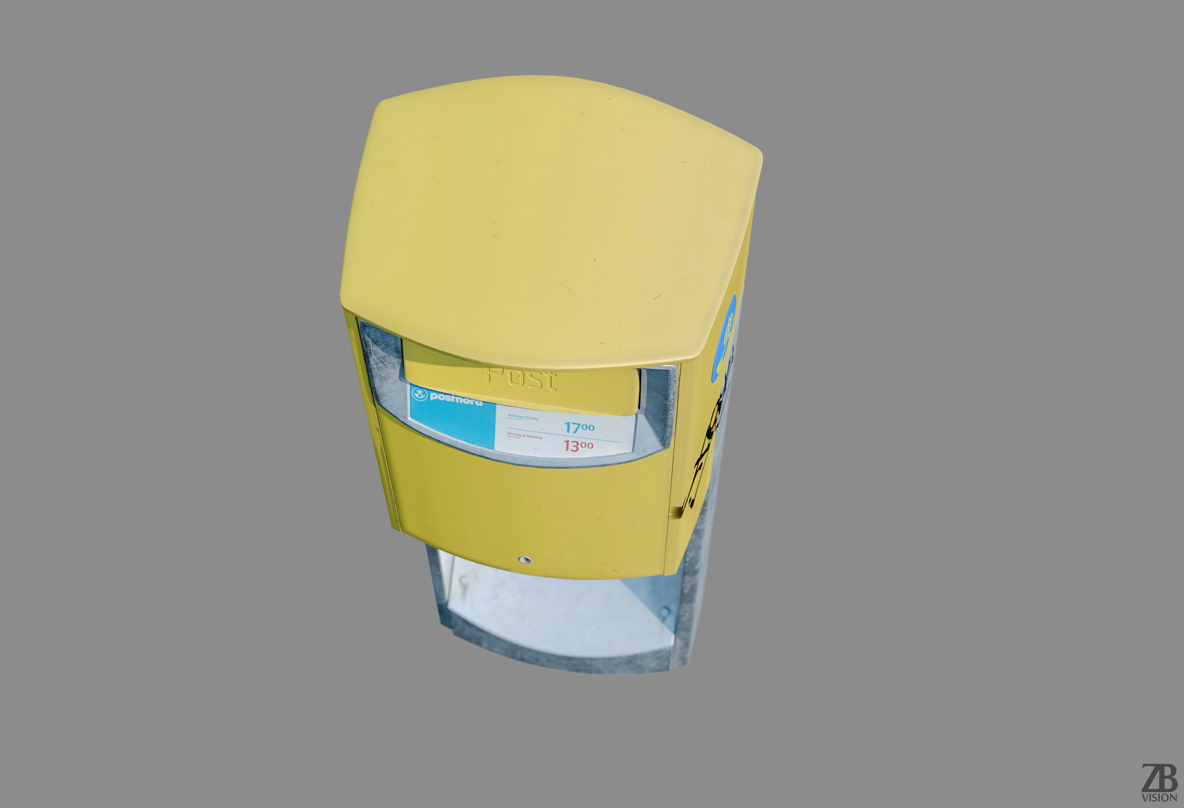 Postnord Mailbox 3D model_6