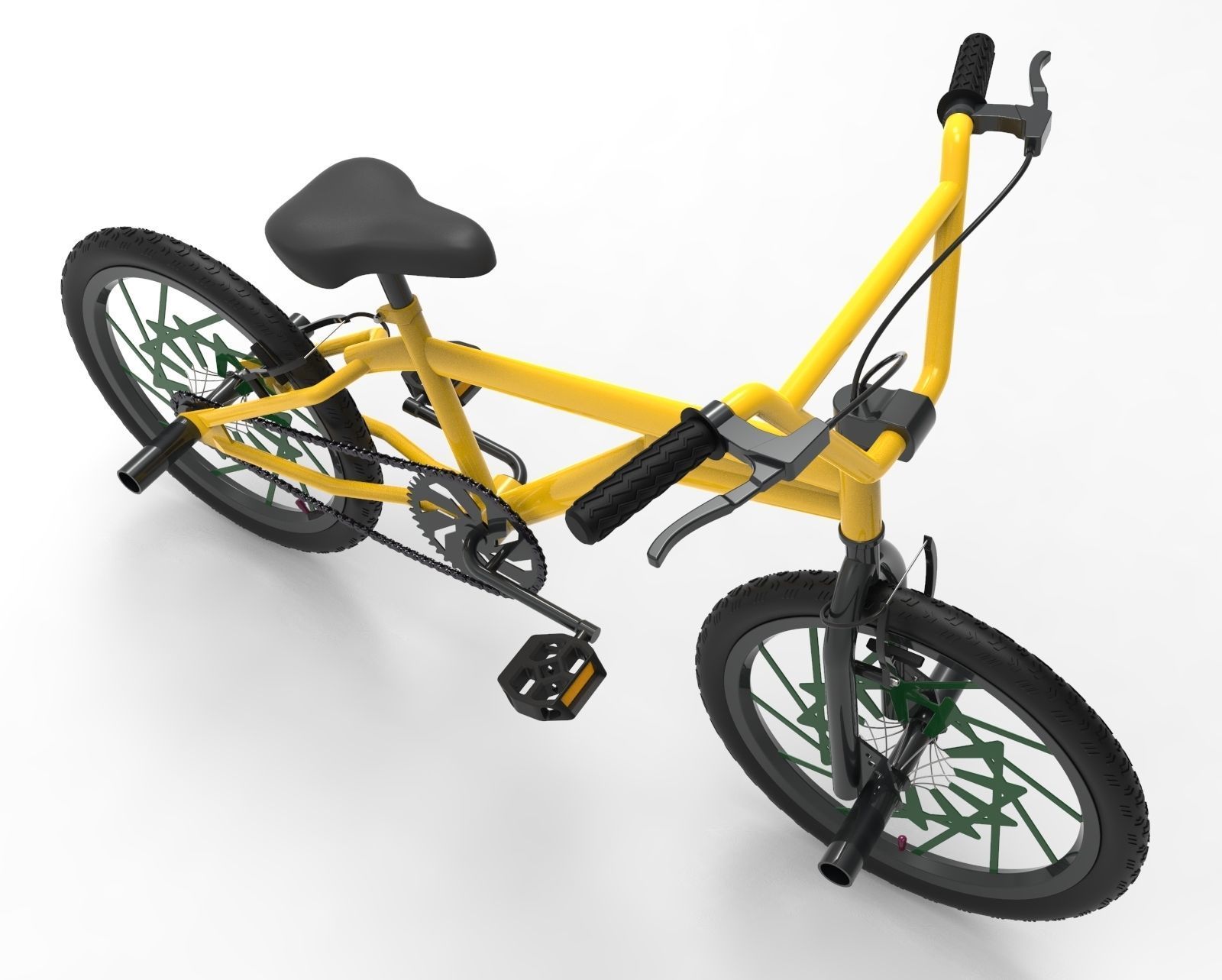 3 BMX Bikes 3D Model Collection_18
