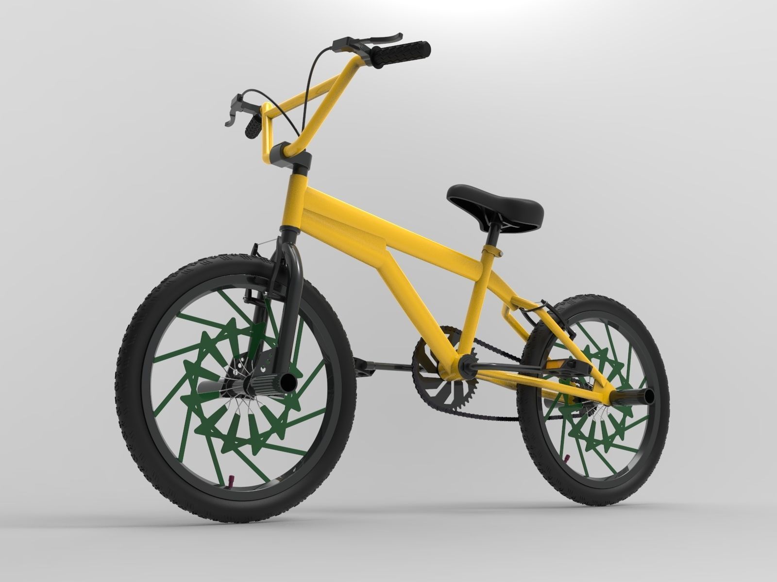 3 BMX Bikes 3D Model Collection_9