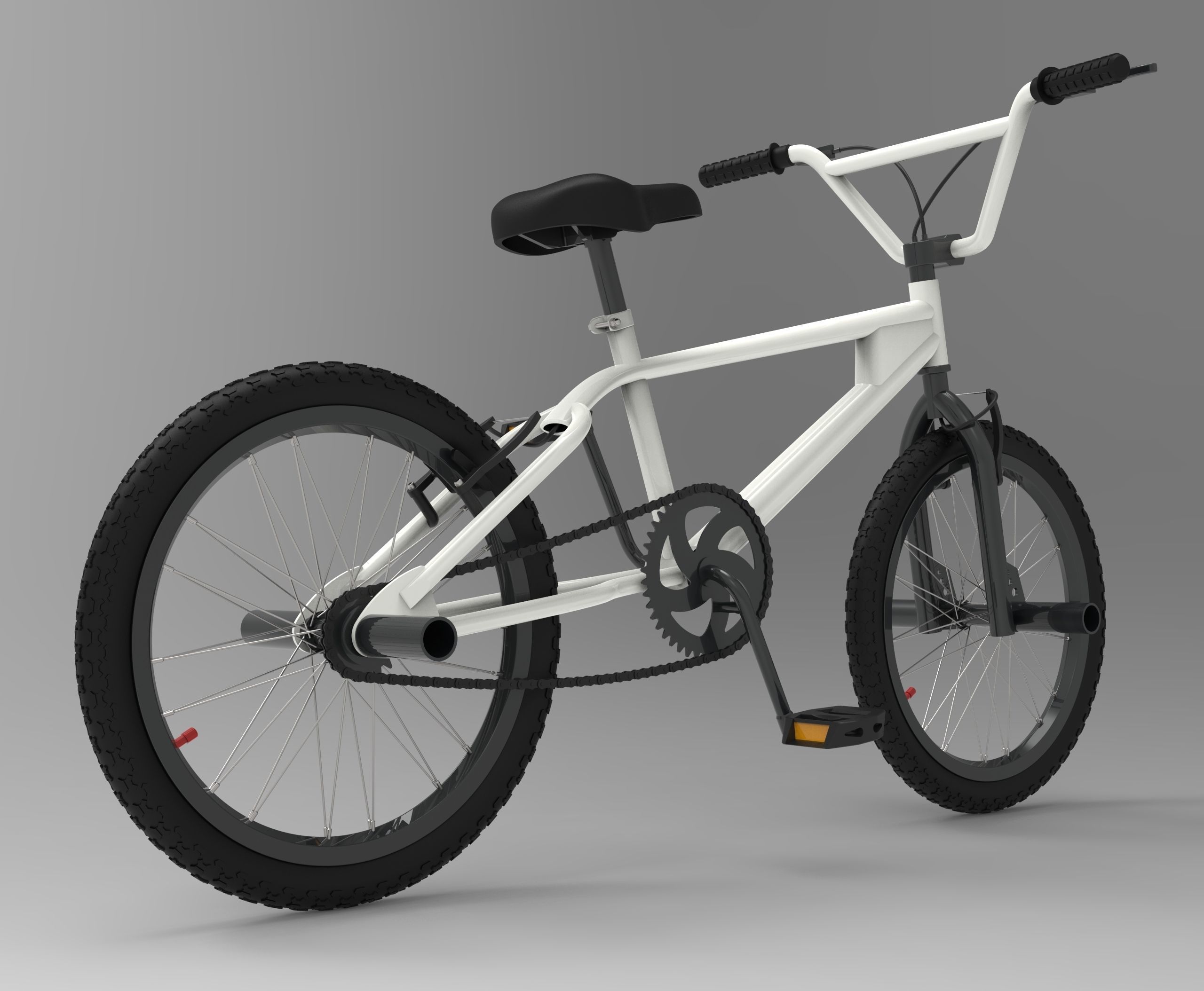 3 BMX Bikes 3D Model Collection_4
