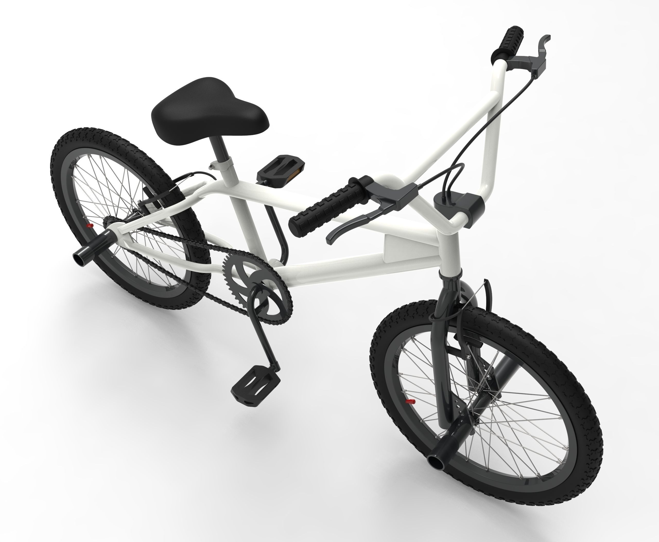 3 BMX Bikes 3D Model Collection_16