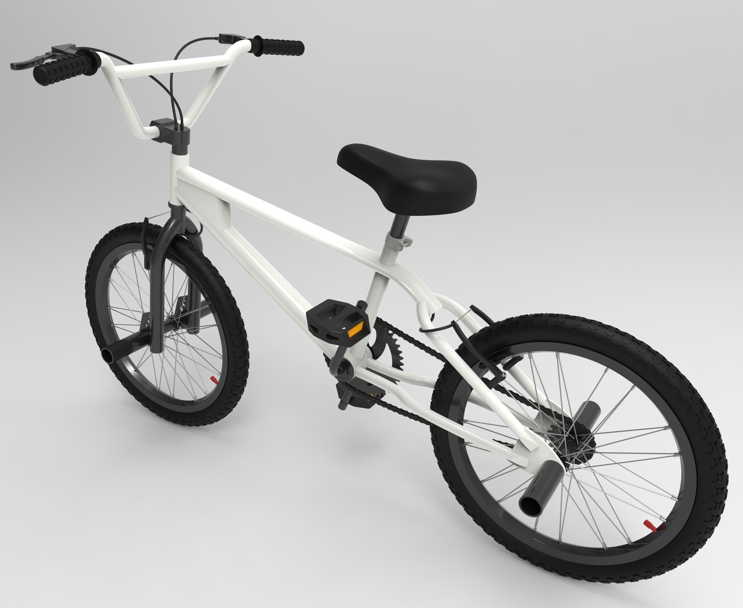 3 BMX Bikes 3D Model Collection_10