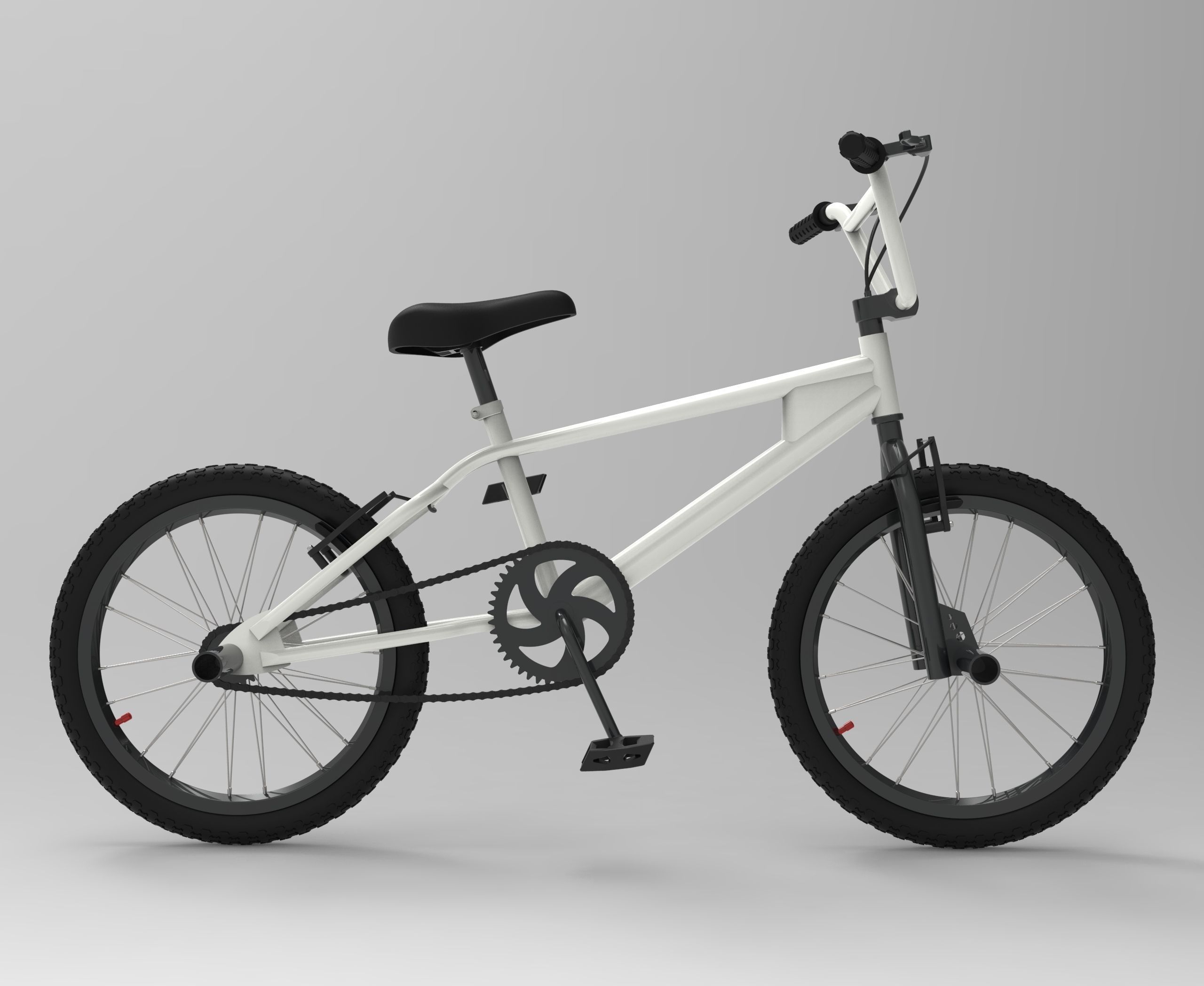 3 BMX Bikes 3D Model Collection_19