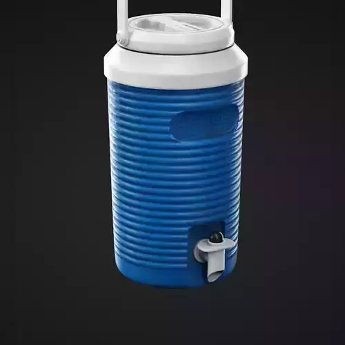 Water Container Low-poly 3D model