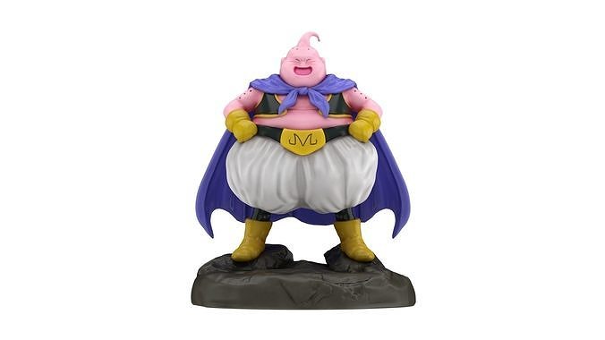 Majin Buu Fat Statue Low-poly 3D model