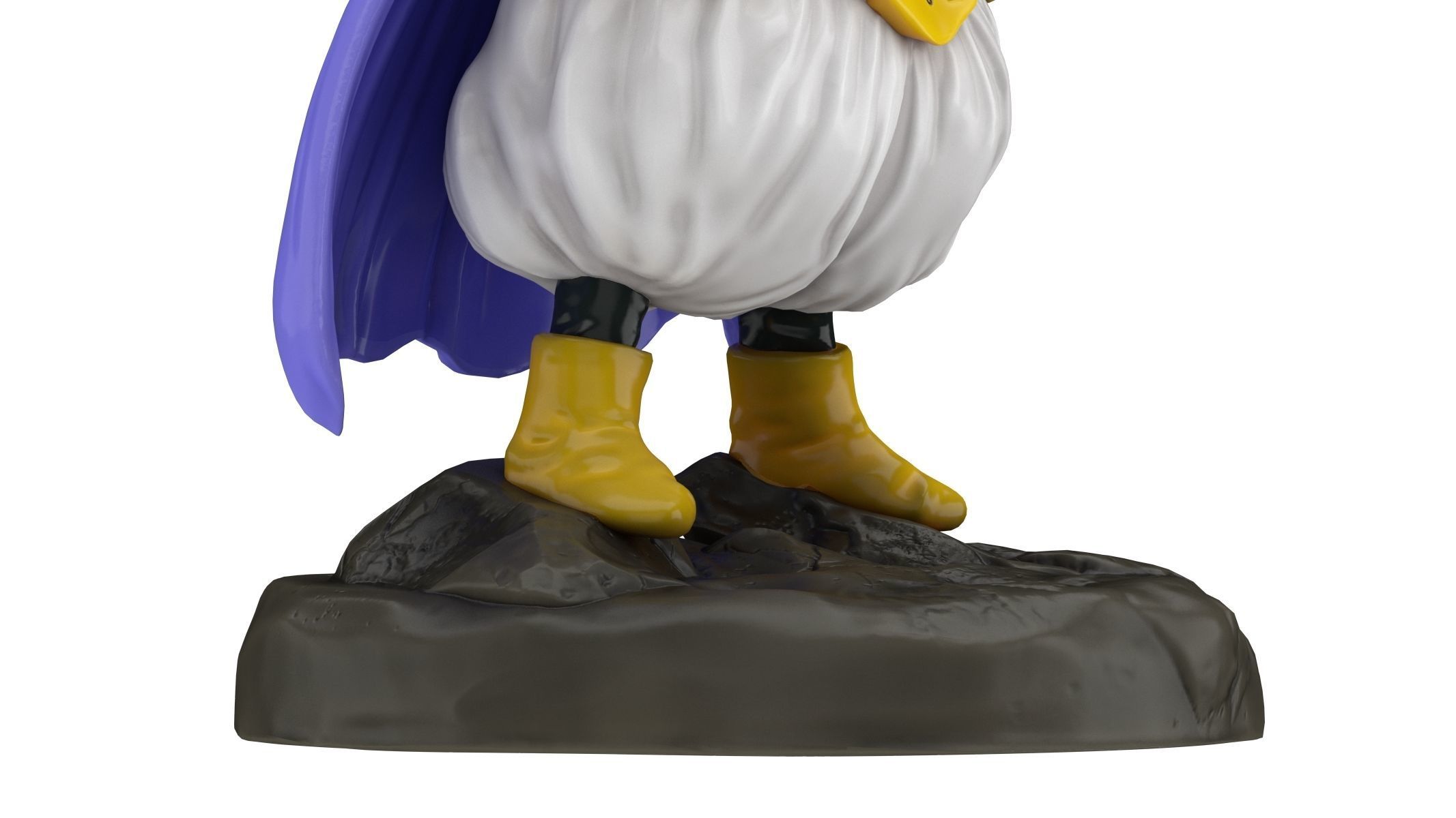 Majin Buu Fat Statue Low-poly 3D model_6