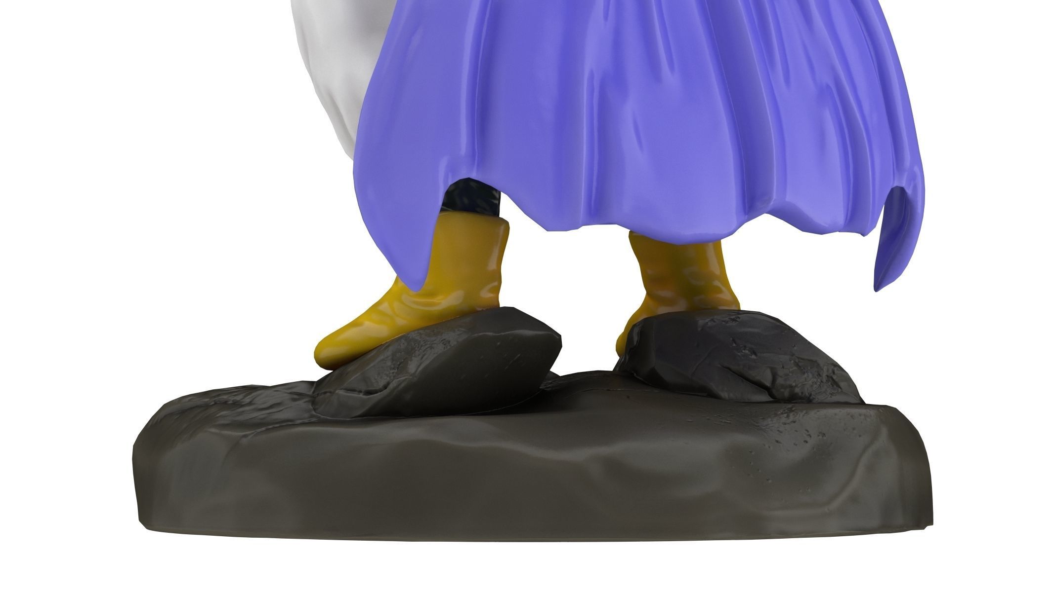 Majin Buu Fat Statue Low-poly 3D model_8