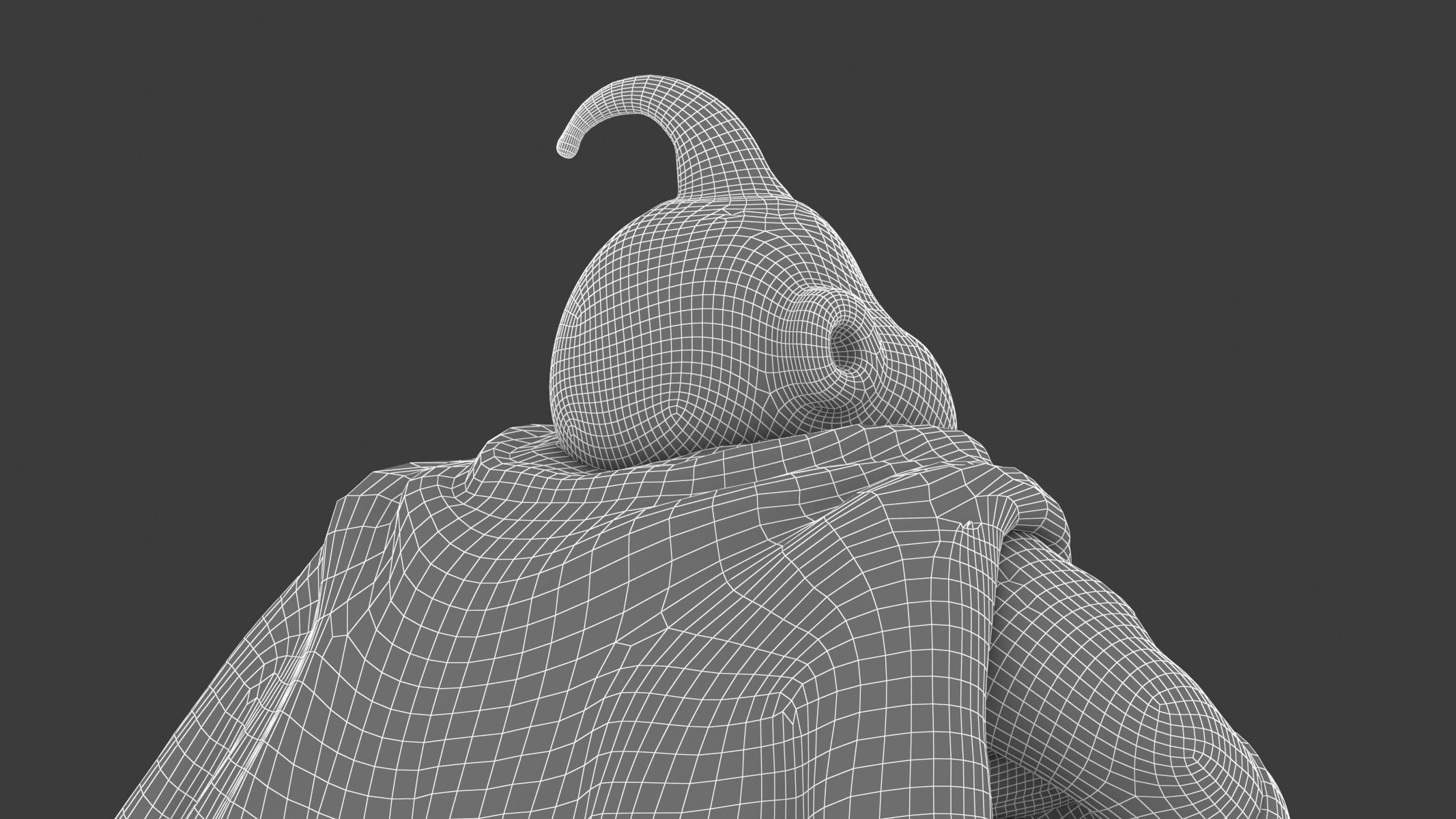 Majin Buu Fat Statue Low-poly 3D model_17