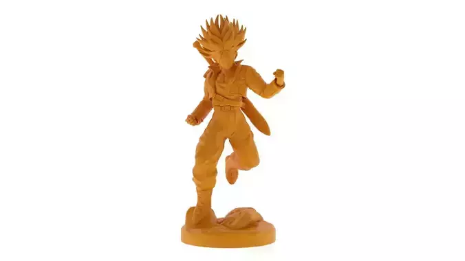 Trunk 3D Print figurine of dragon ball character