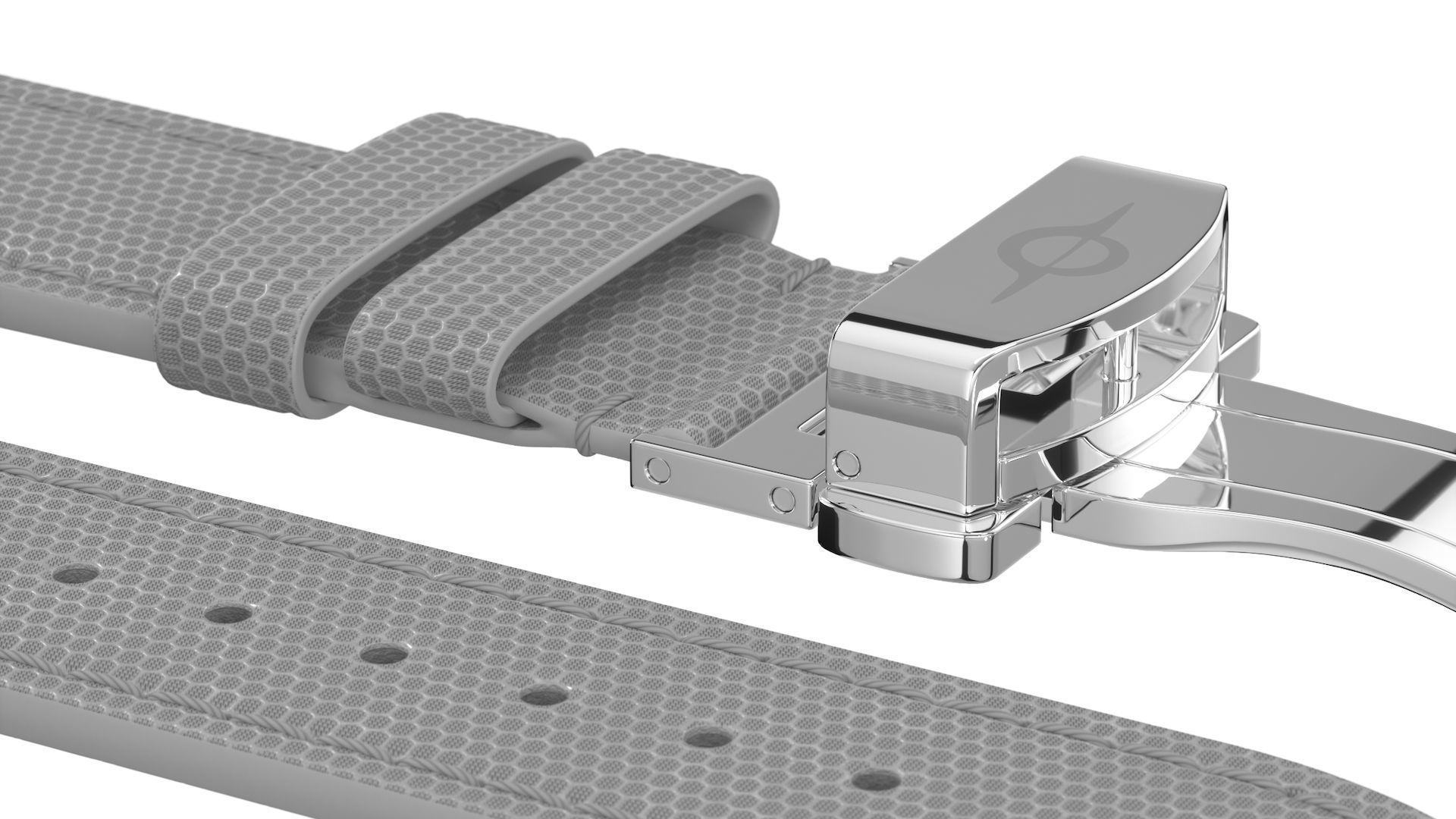 Strap watch Hexagon material PBR Low-poly 3D model_5