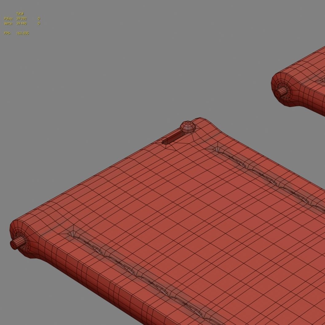 Strap watch Hexagon material PBR Low-poly 3D model_15