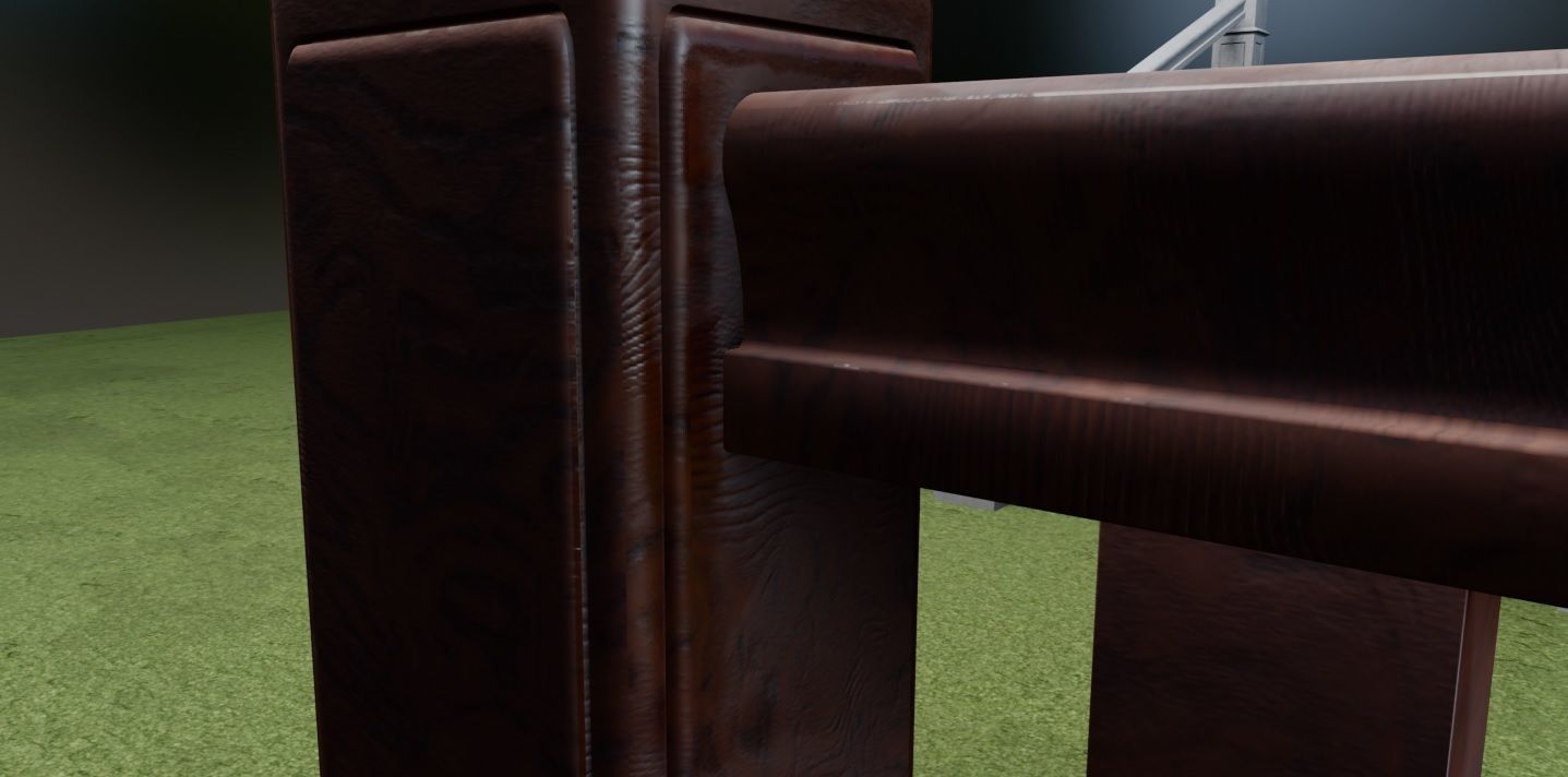 Banister and Handrail 3D Model Set 3D model_33