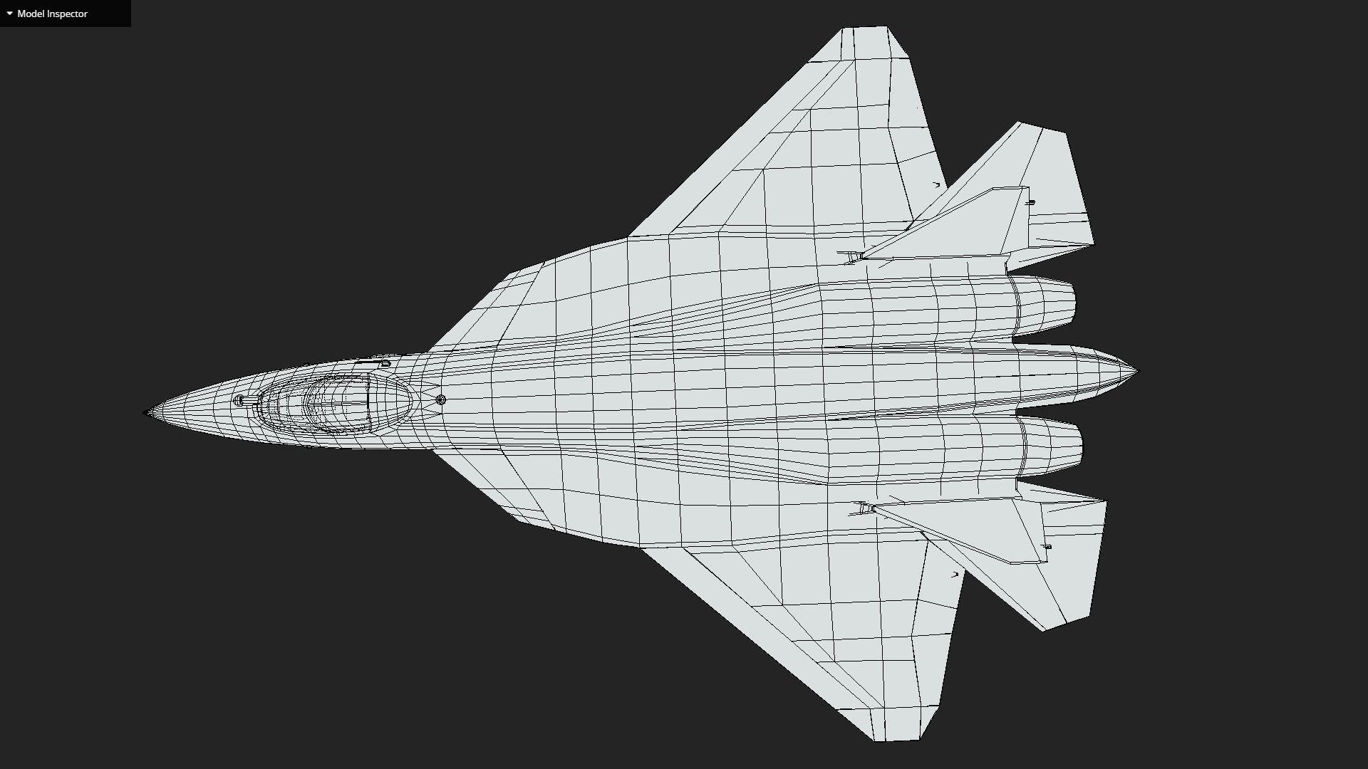 Sukhoi Su-57 Low-poly 3D model_3