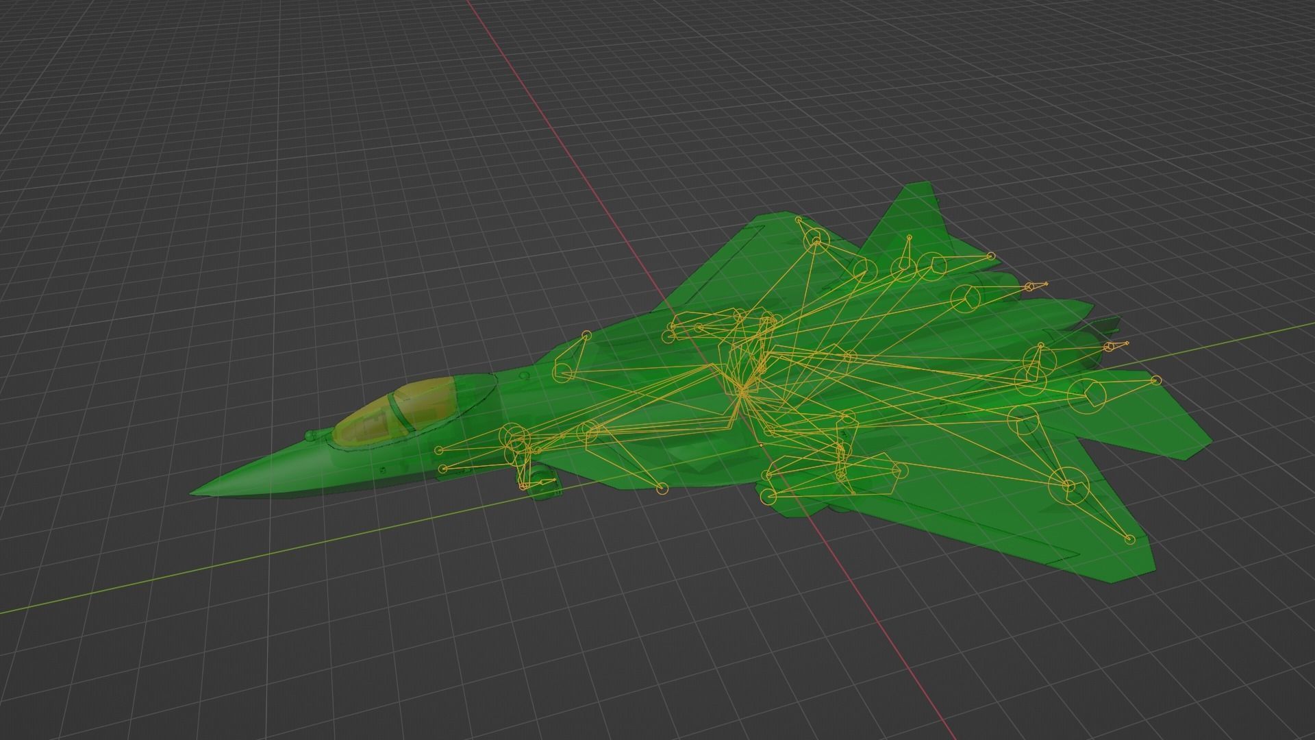 Sukhoi Su-57 Low-poly 3D model_6