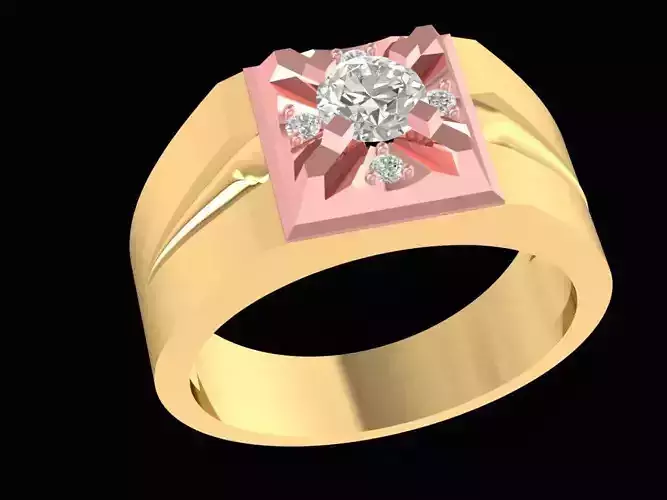 korea diamond ring for men  2159