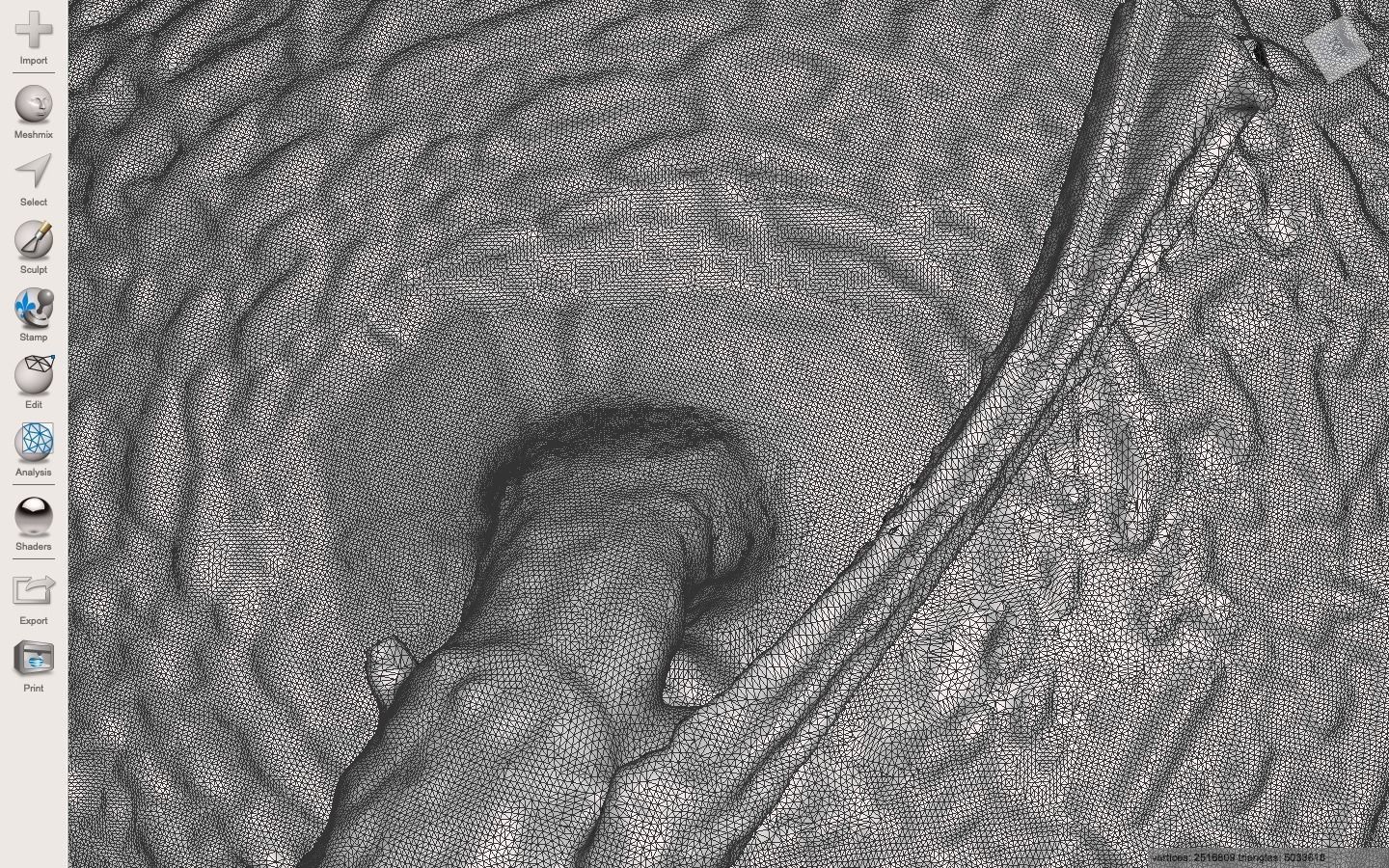 Real Honeydew Melon Natural 3D Scan High Detail 3D print model_6