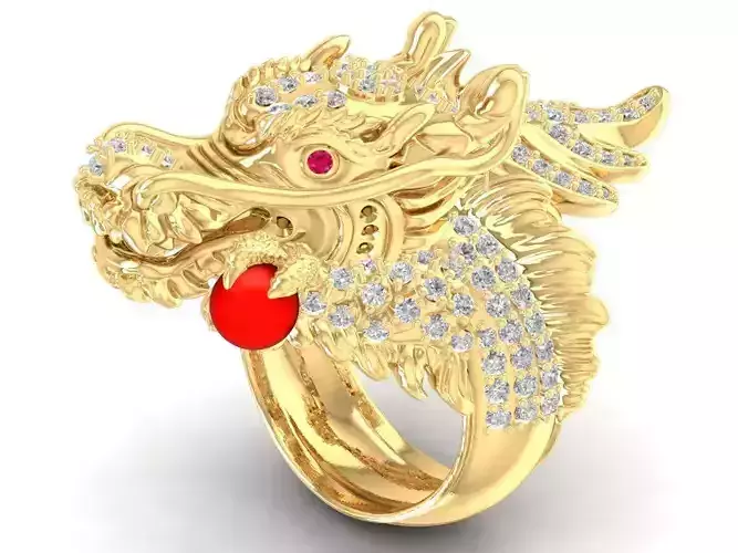 FengShui Dragon Ring 2166