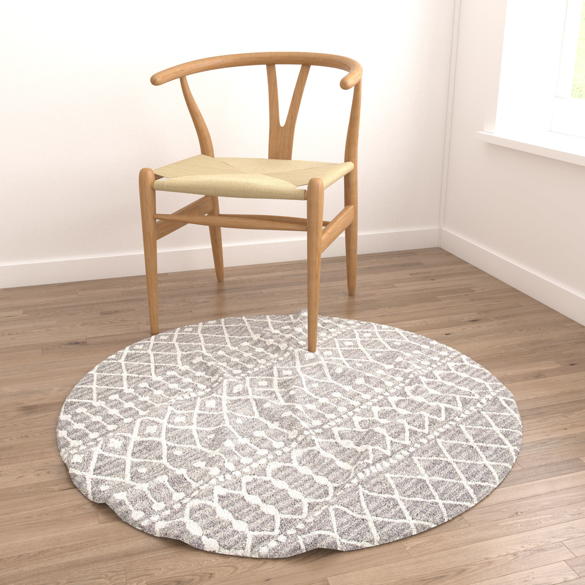 Rugs No 270 Low-poly 3D model_3