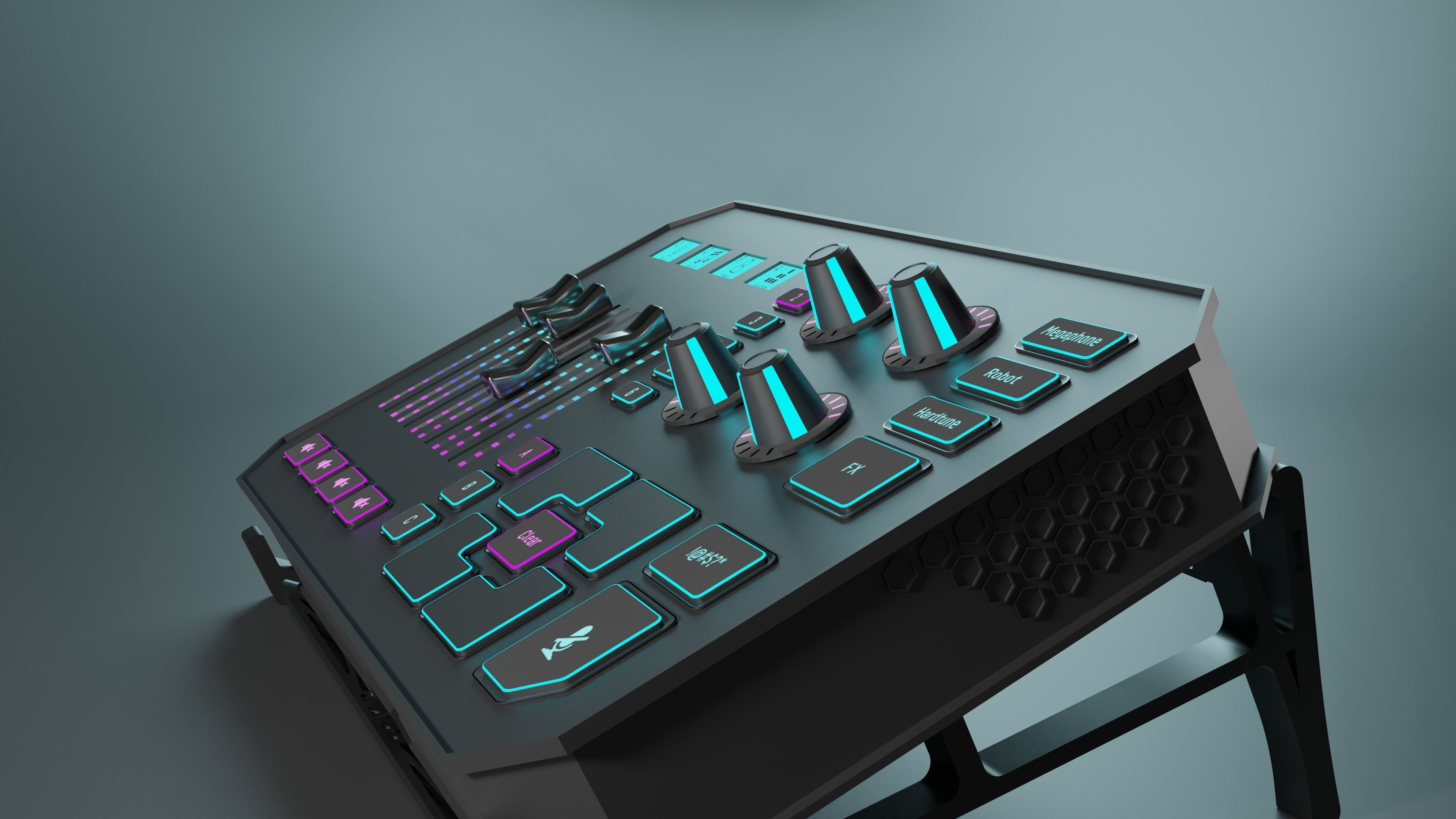 GoXlr 3d Model electronic music controller 3D model_5