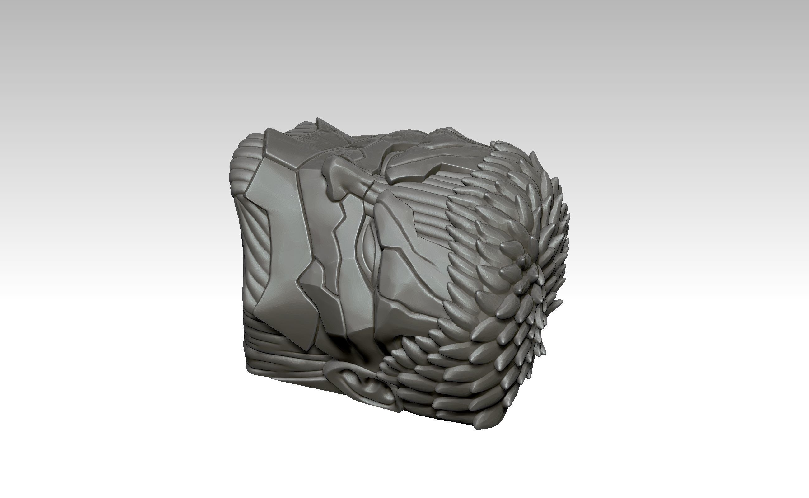 Armored Titan - Keycap 3D for mechanical keyboard - AOT SNK -  3D print model_8