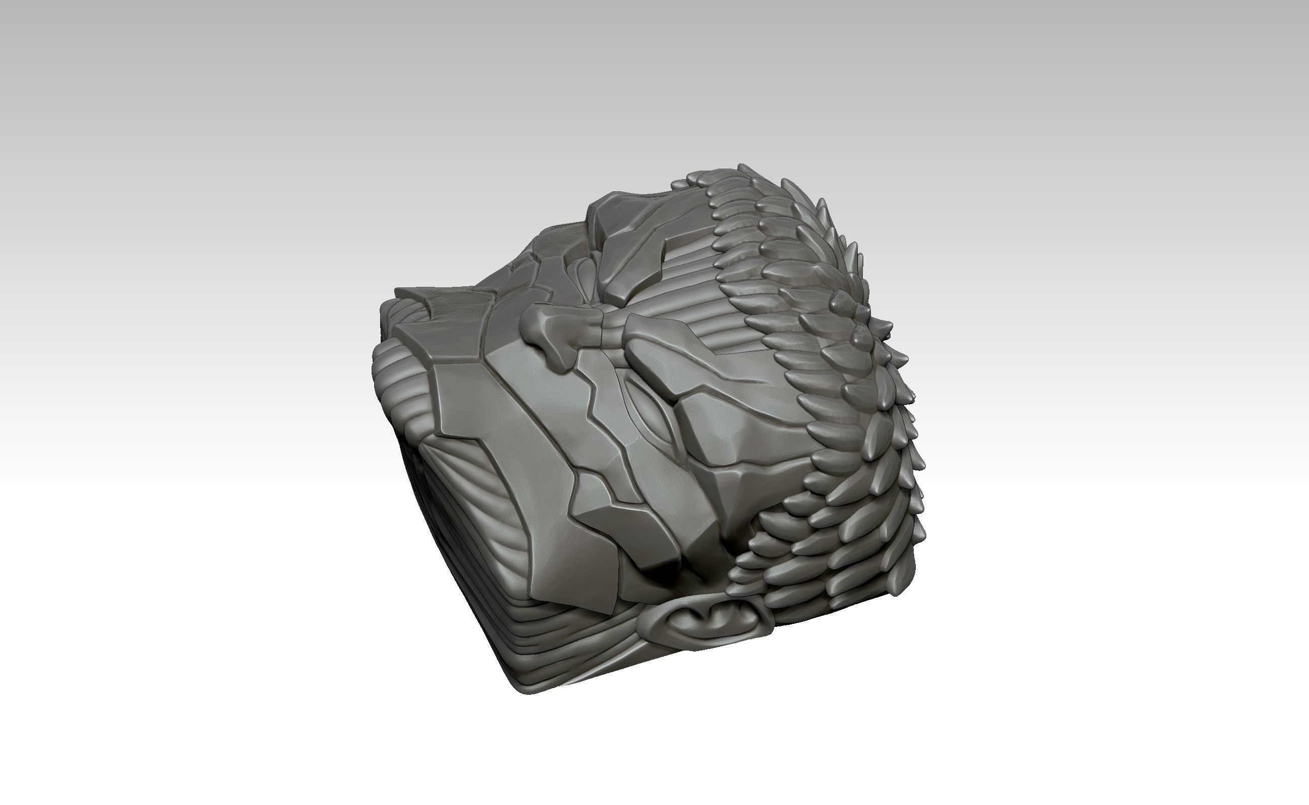 Armored Titan - Keycap 3D for mechanical keyboard - AOT SNK -  3D print model_7