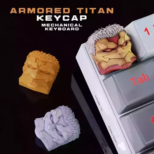 Armored Titan - Keycap 3D for mechanical keyboard - AOT SNK -  3D print model