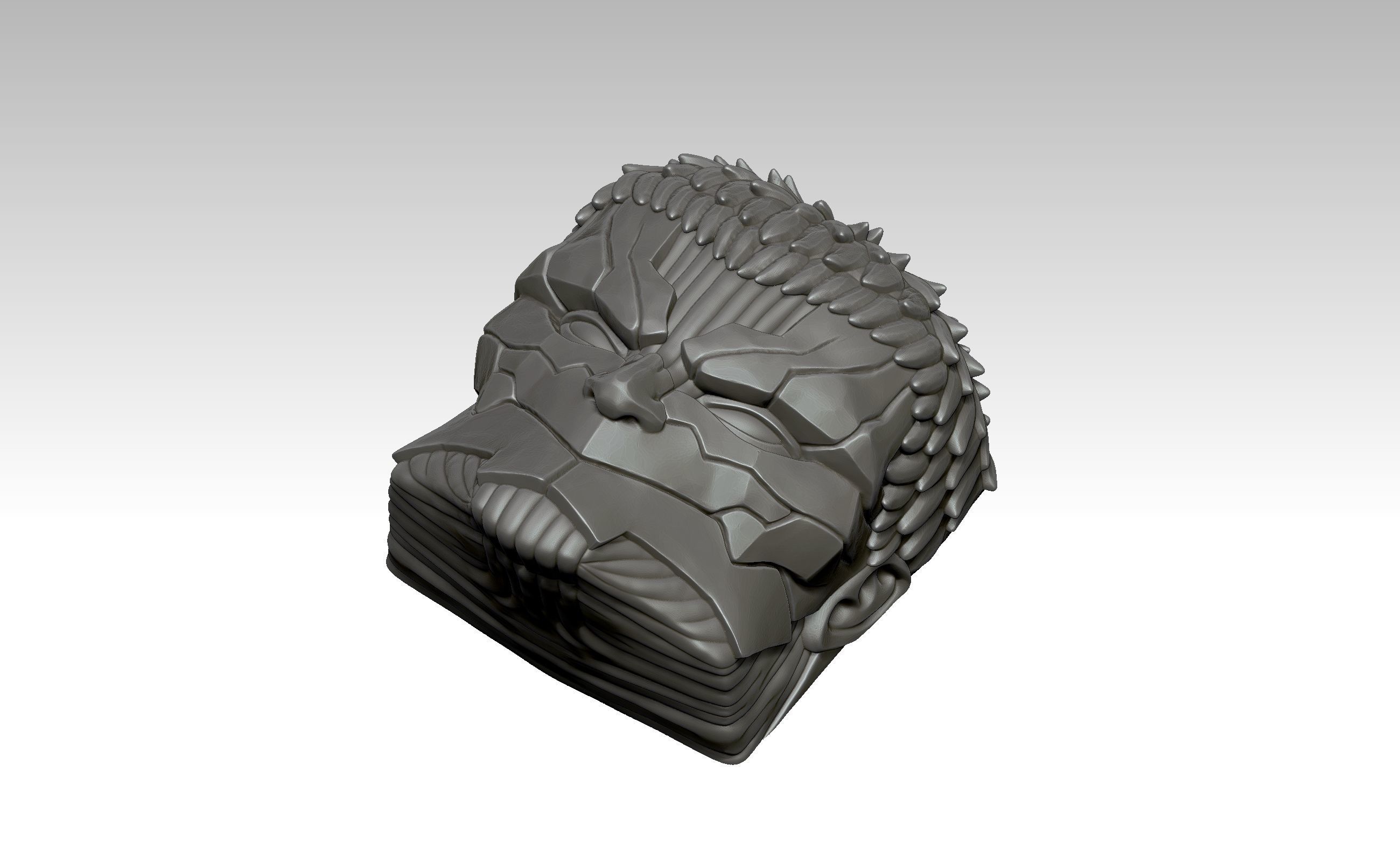 Armored Titan - Keycap 3D for mechanical keyboard - AOT SNK -  3D print model_6