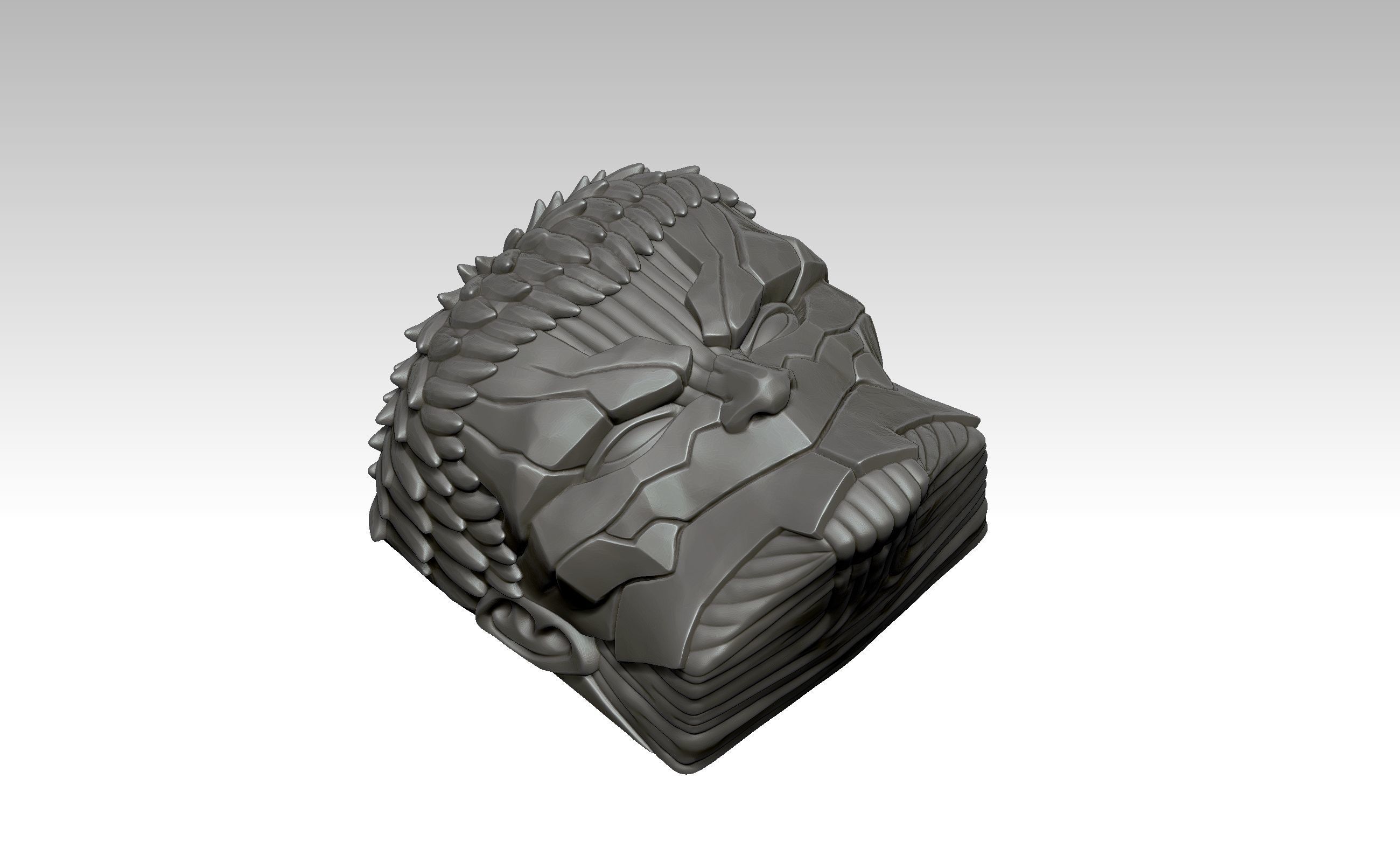 Armored Titan - Keycap 3D for mechanical keyboard - AOT SNK -  3D print model_14