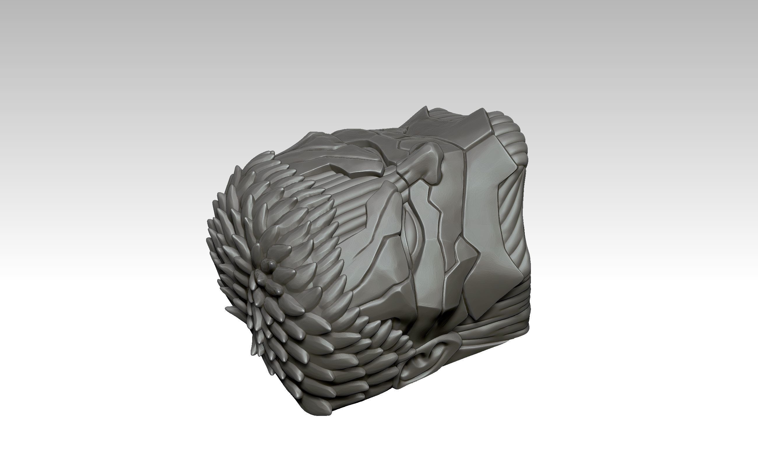 Armored Titan - Keycap 3D for mechanical keyboard - AOT SNK -  3D print model_12