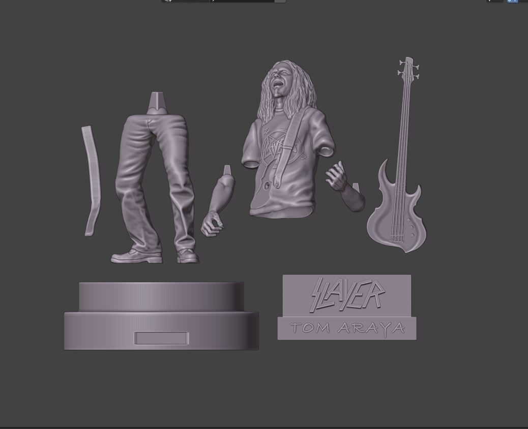 tom araya - Slayer 3d printing 3D print model_21