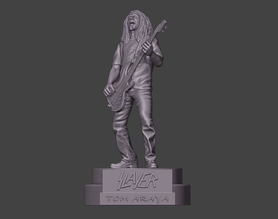 tom araya - Slayer 3d printing 3D print model_3