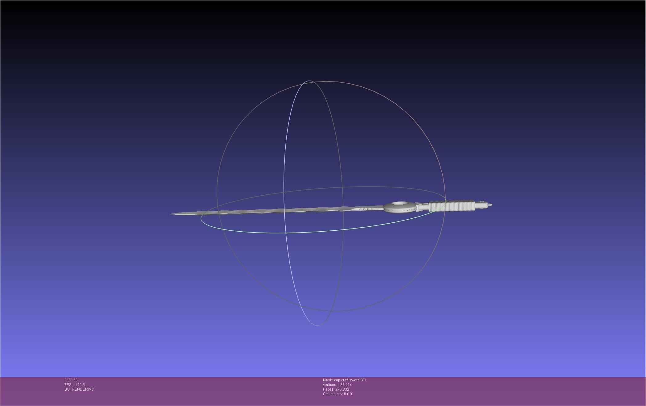 Cop Craft Sword Printable Assembly 3D print model_56