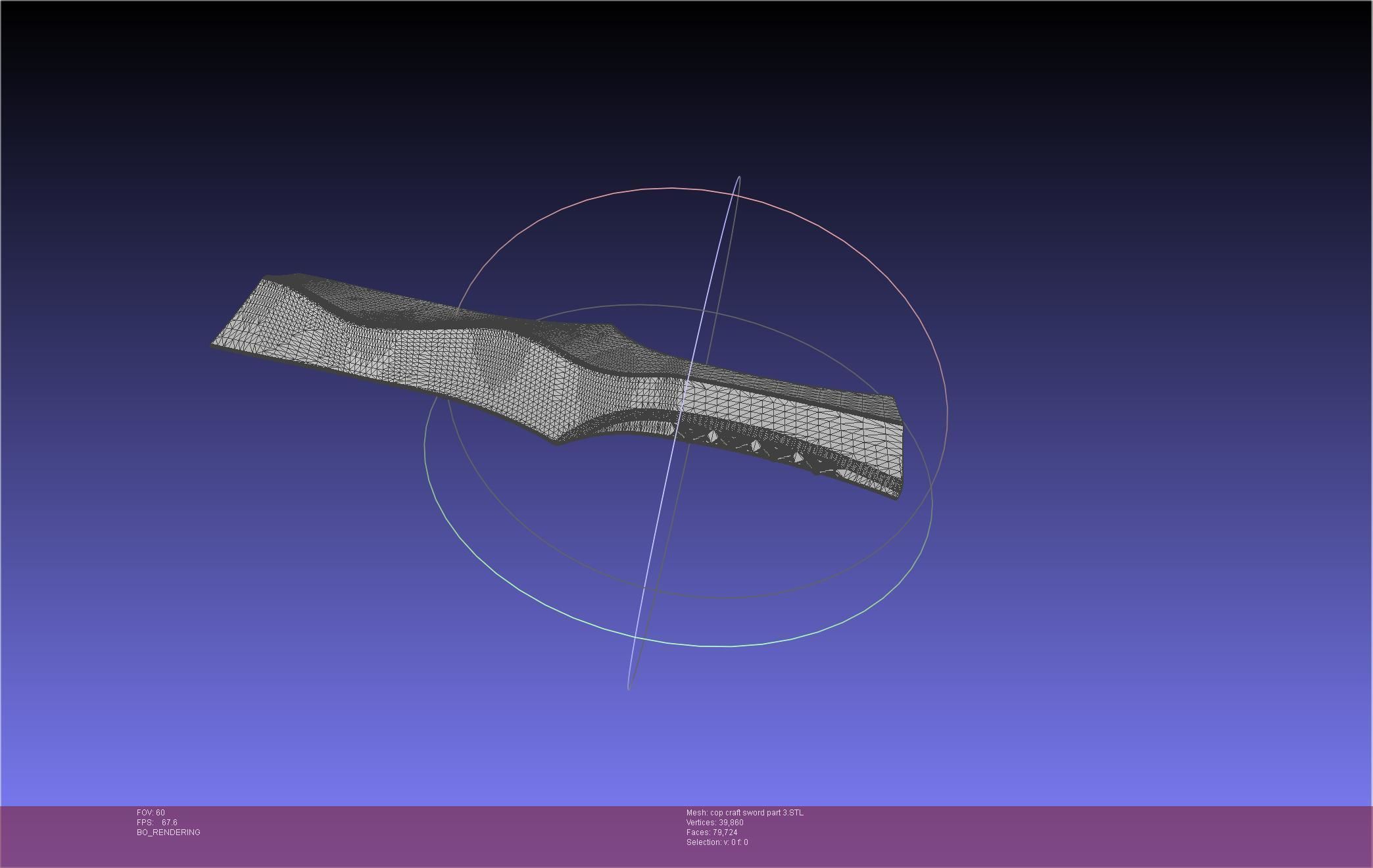 Cop Craft Sword Printable Assembly 3D print model_121