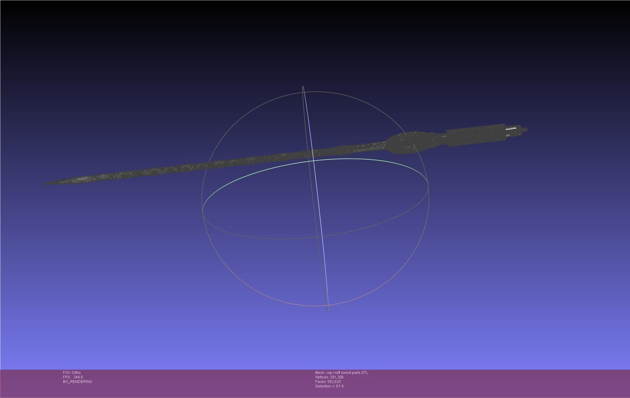 Cop Craft Sword Printable Assembly 3D print model_100