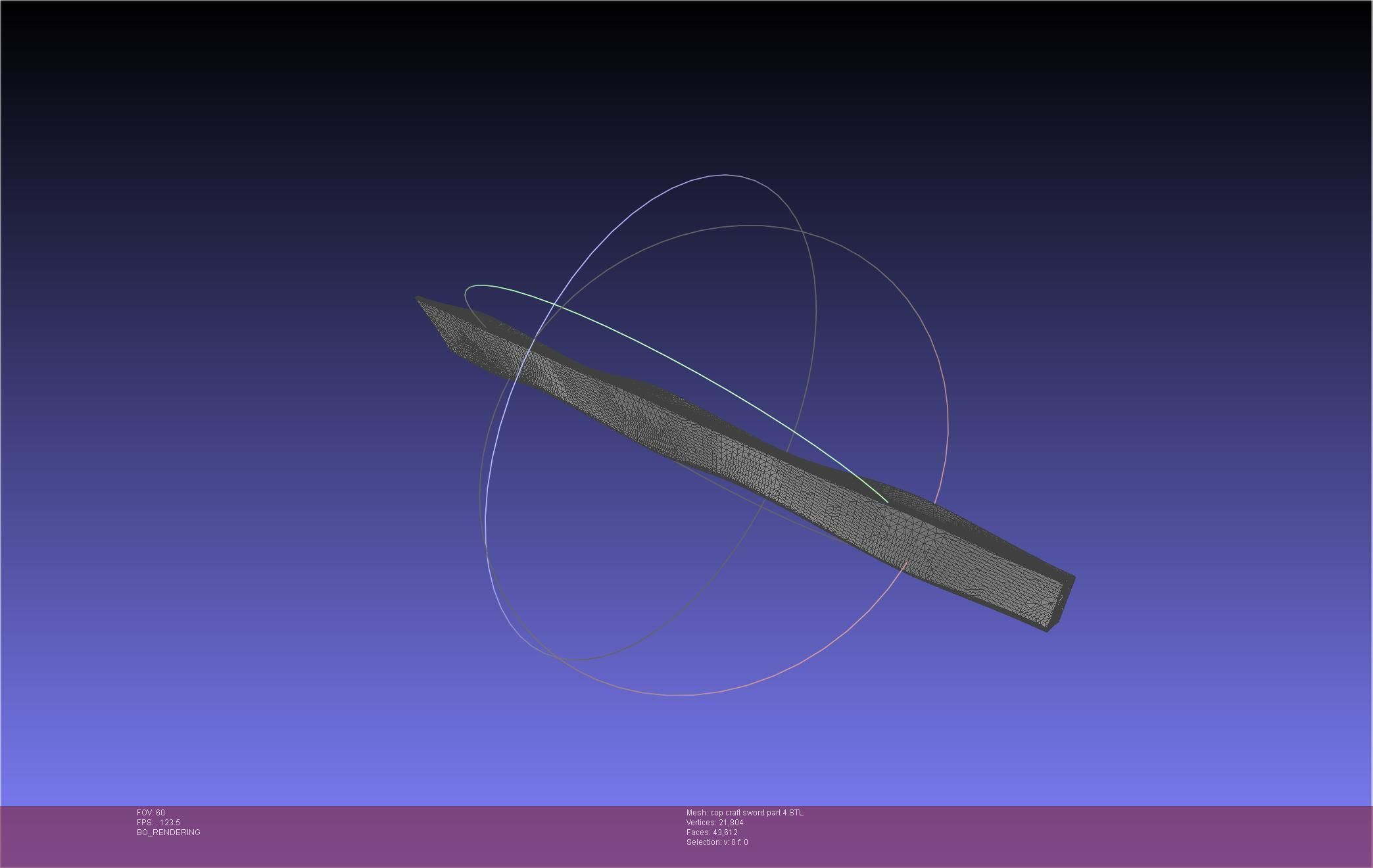 Cop Craft Sword Printable Assembly 3D print model_134
