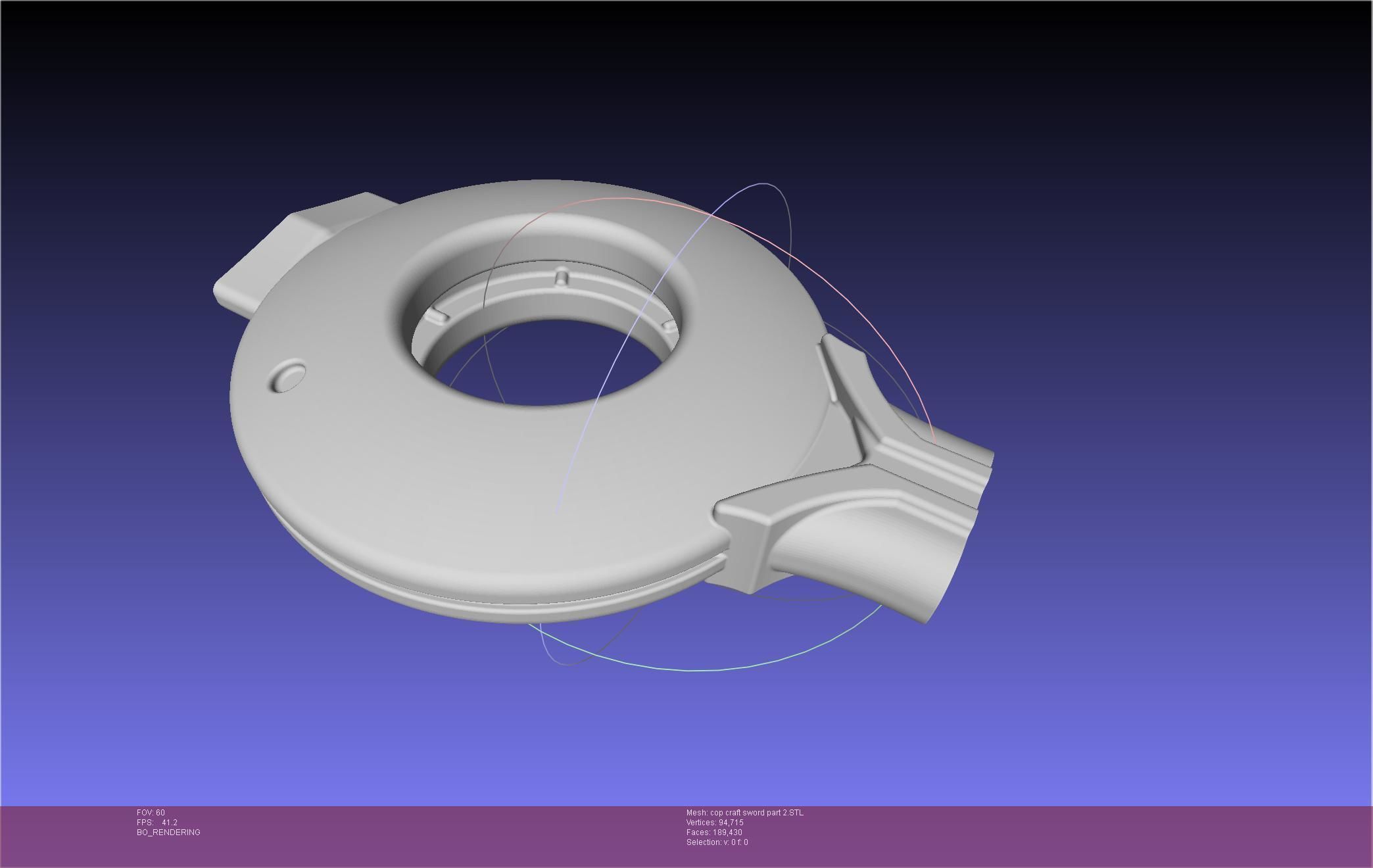 Cop Craft Sword Printable Assembly 3D print model_109