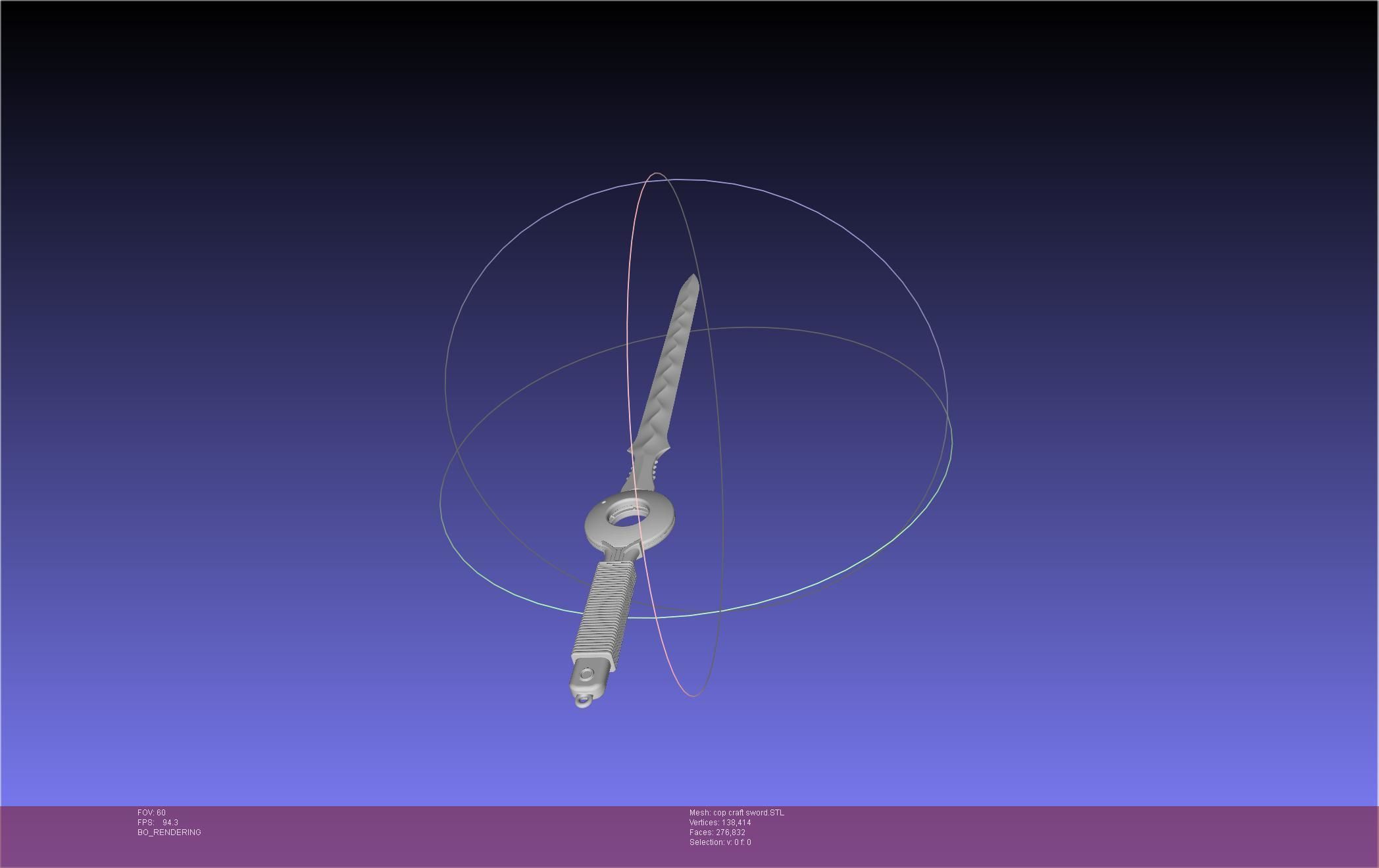 Cop Craft Sword Printable Assembly 3D print model_59