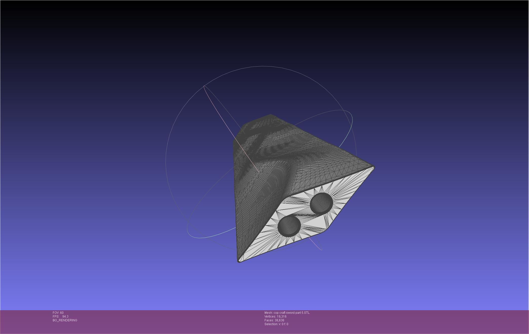 Cop Craft Sword Printable Assembly 3D print model_142