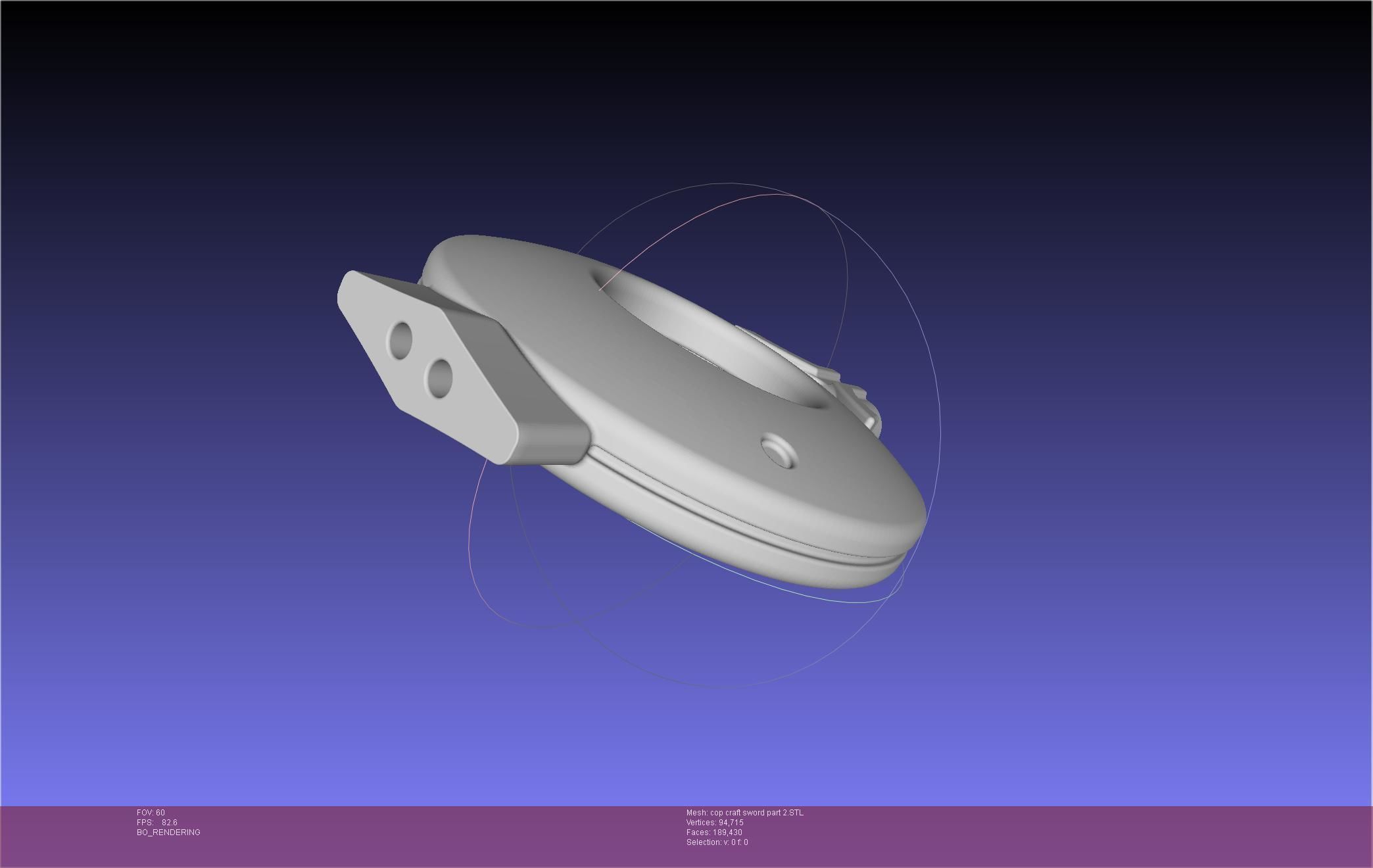 Cop Craft Sword Printable Assembly 3D print model_110