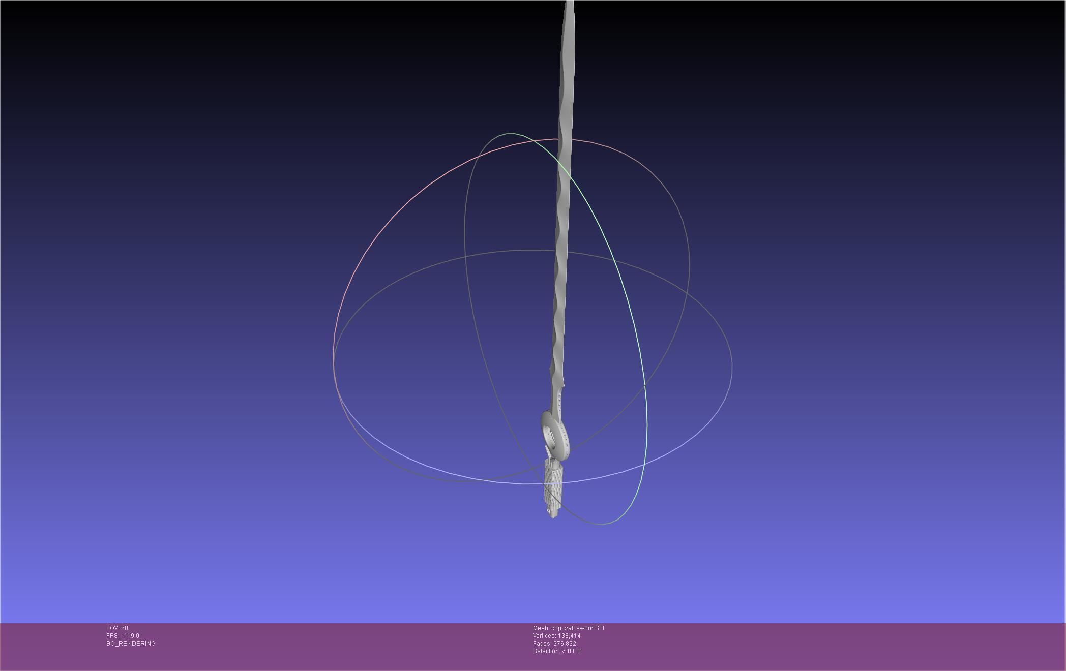 Cop Craft Sword Printable Assembly 3D print model_37