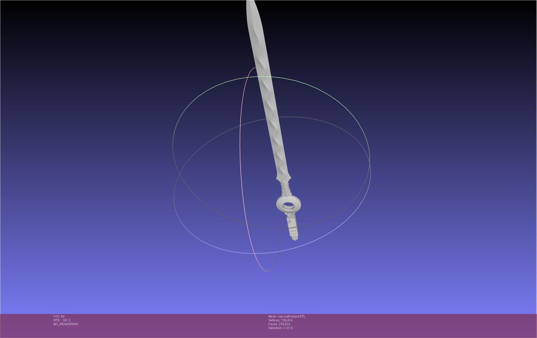 Cop Craft Sword Printable Assembly 3D print model_25