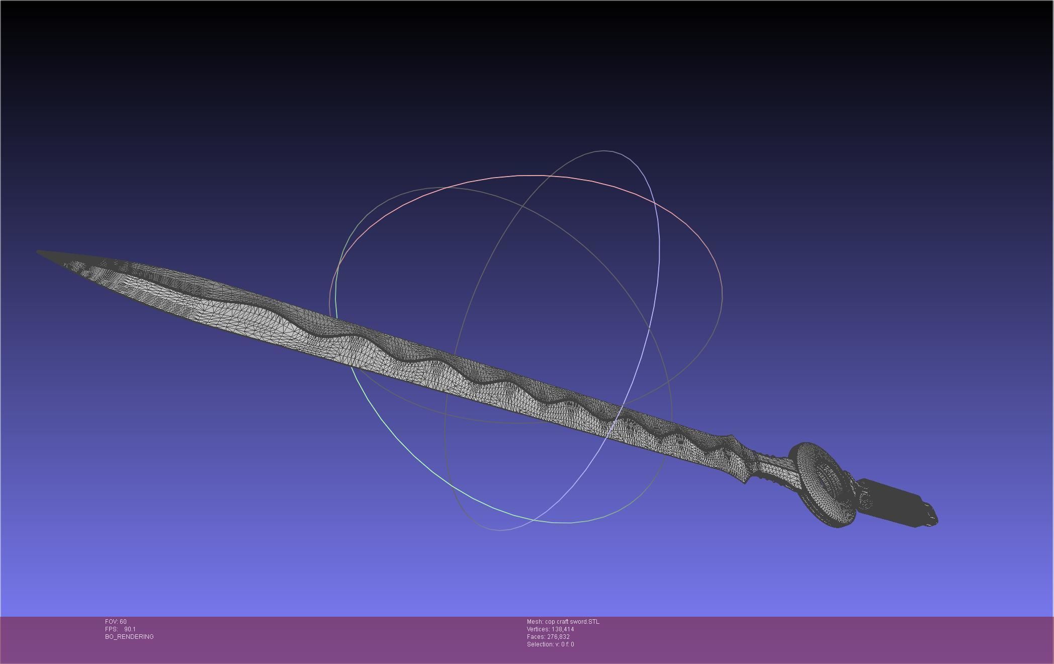 Cop Craft Sword Printable Assembly 3D print model_64