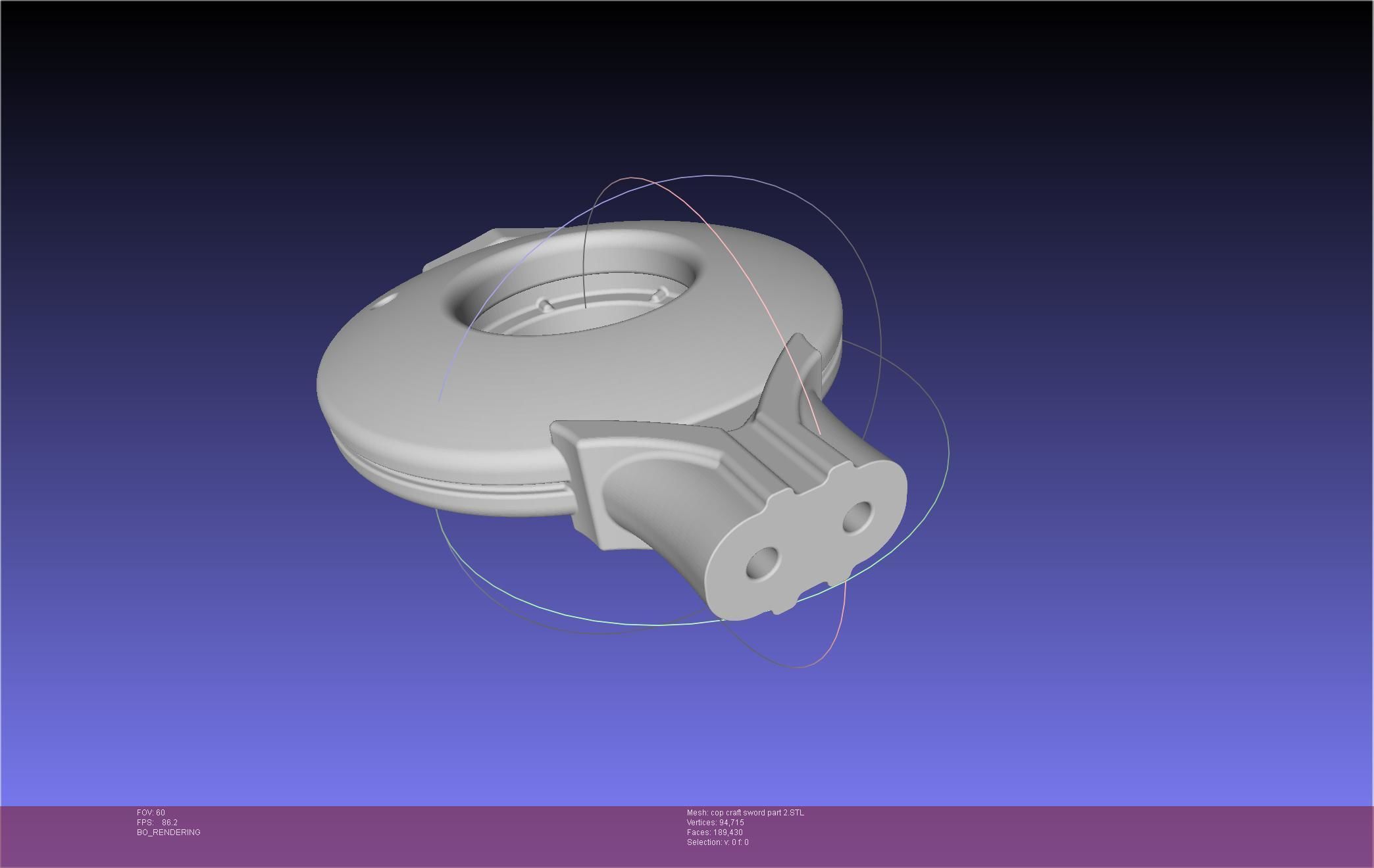 Cop Craft Sword Printable Assembly 3D print model_108