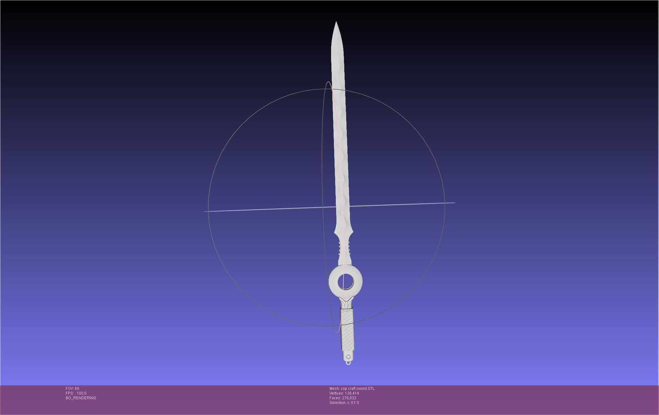 Cop Craft Sword Printable Assembly 3D print model_33