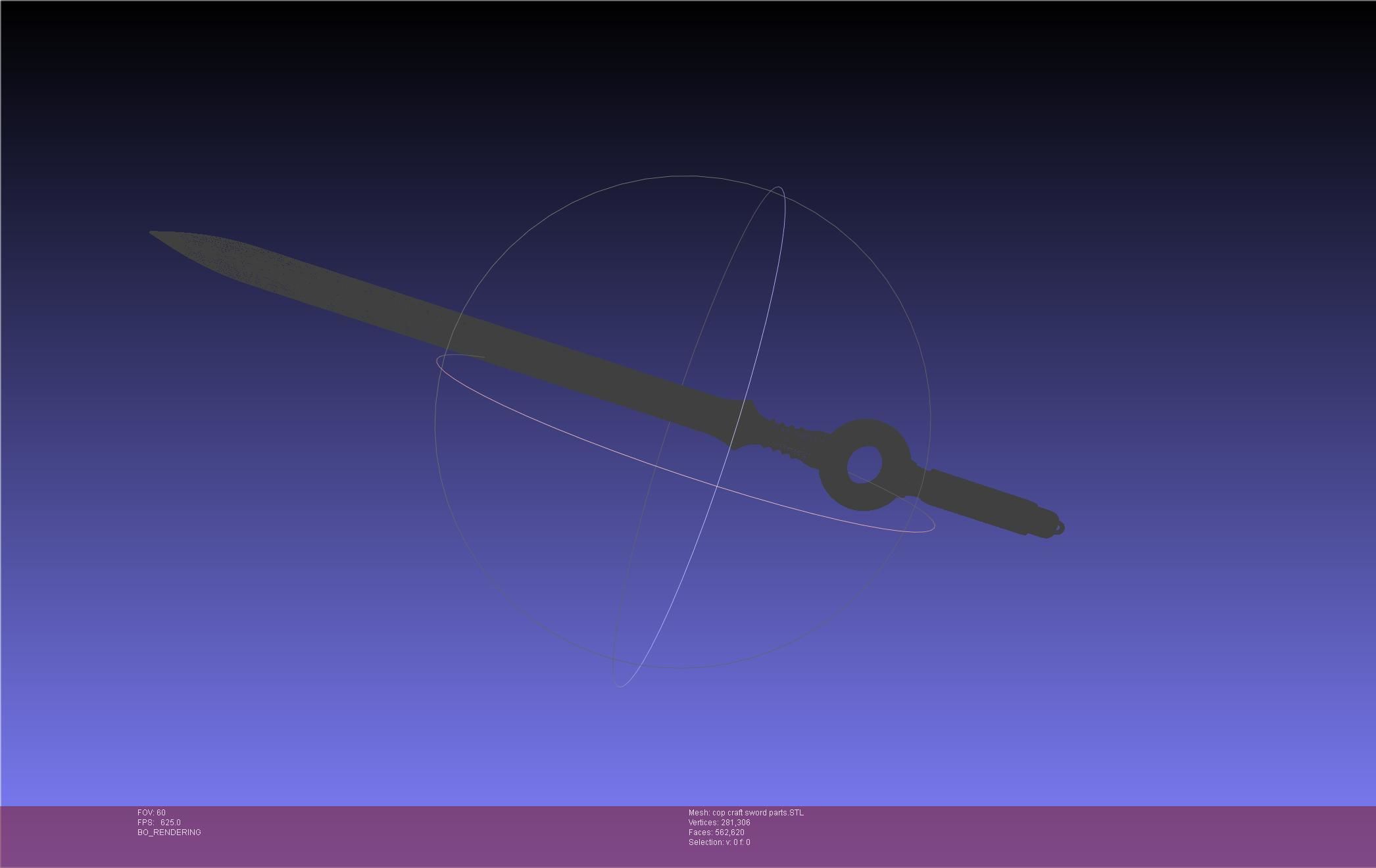 Cop Craft Sword Printable Assembly 3D print model_99