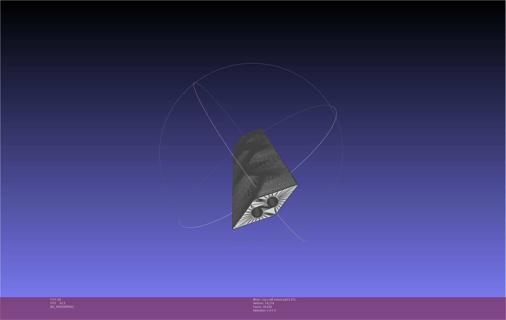 Cop Craft Sword Printable Assembly 3D print model_138